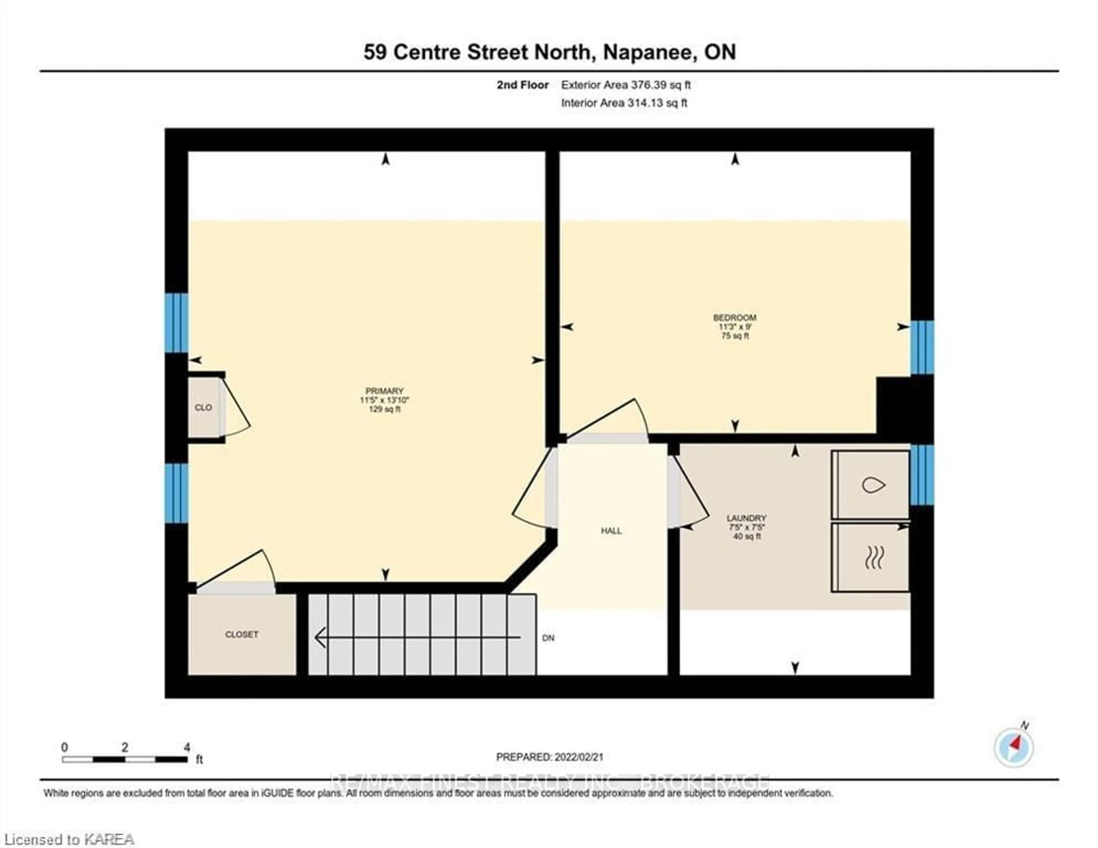 Floor plan for 59 CENTRE St, Greater Napanee Ontario K7R 1M8