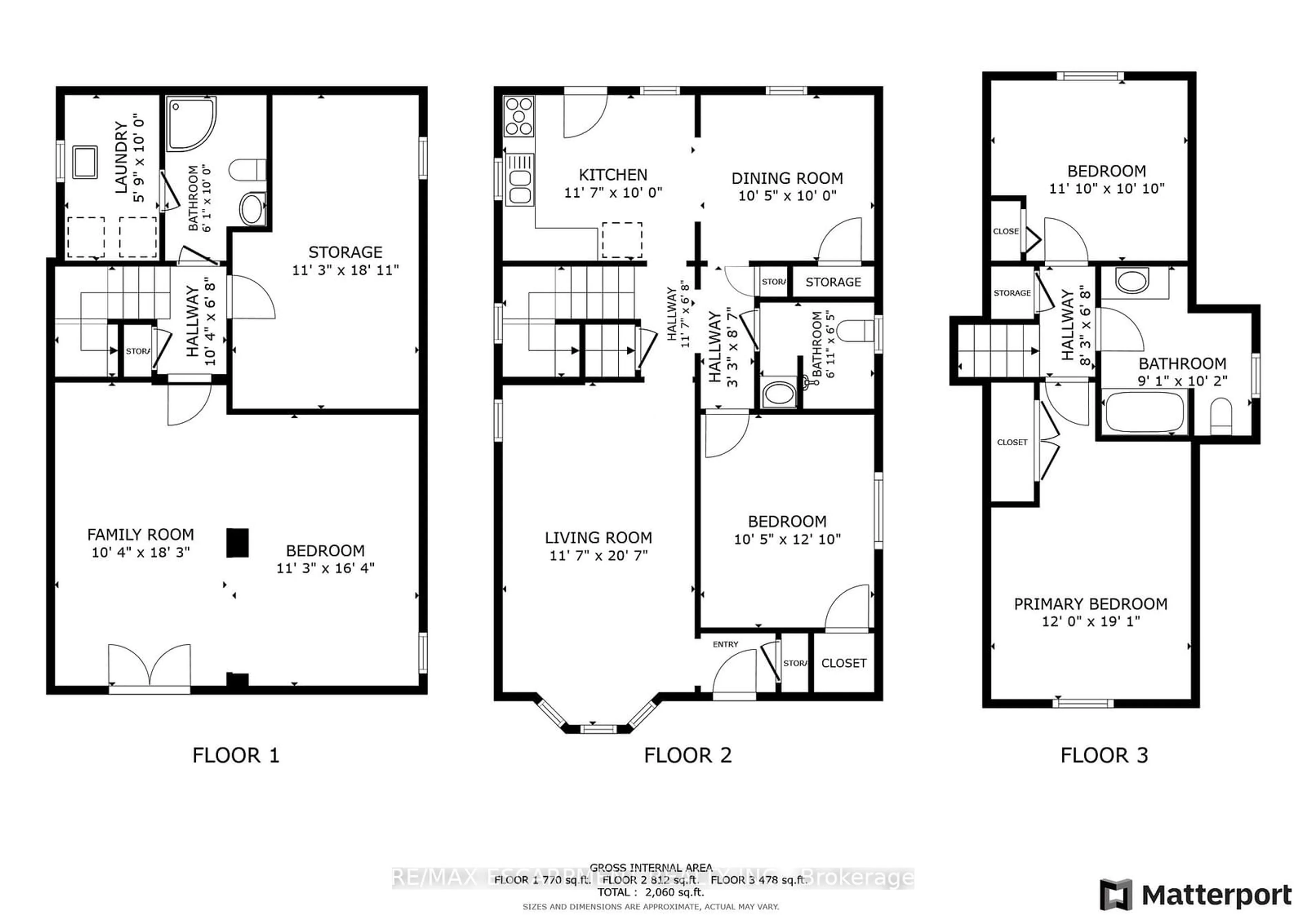 Floor plan for 94 Queensdale Ave, Hamilton Ontario L9A 1K3