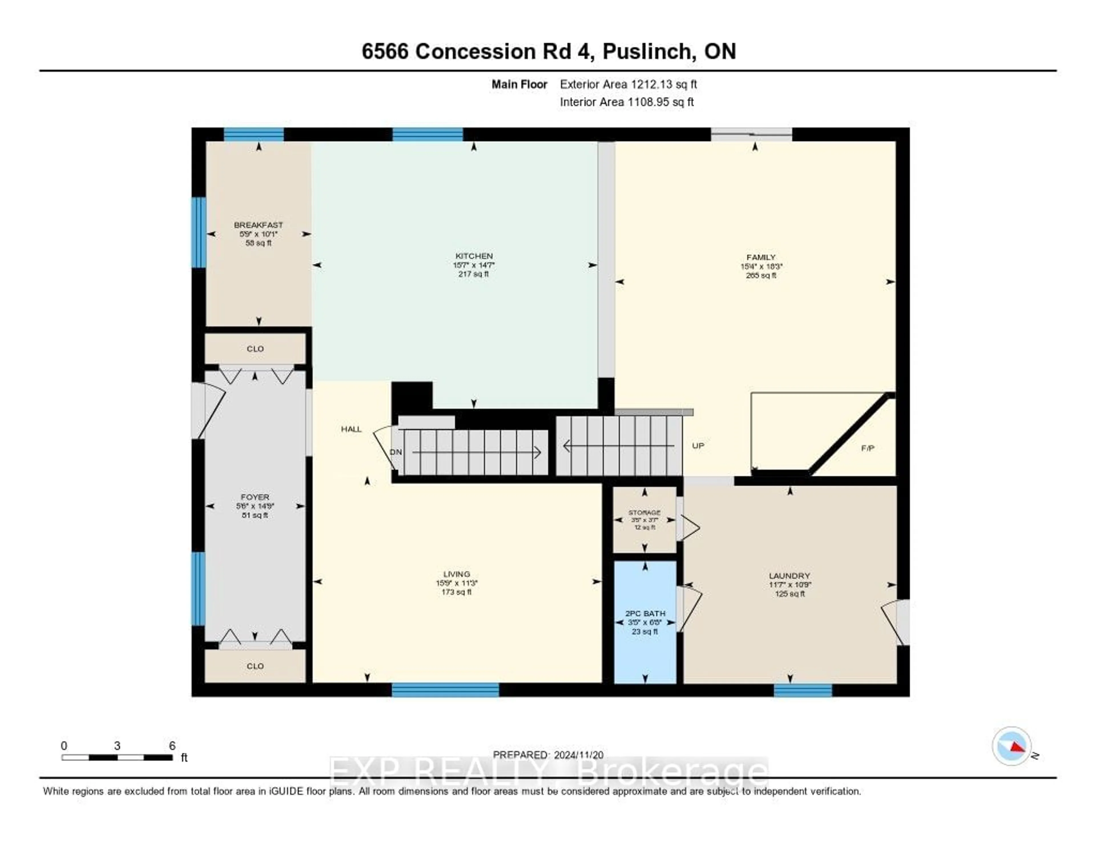 Floor plan for 6566 Concession 4 Rd, Puslinch Ontario N0B 2J0