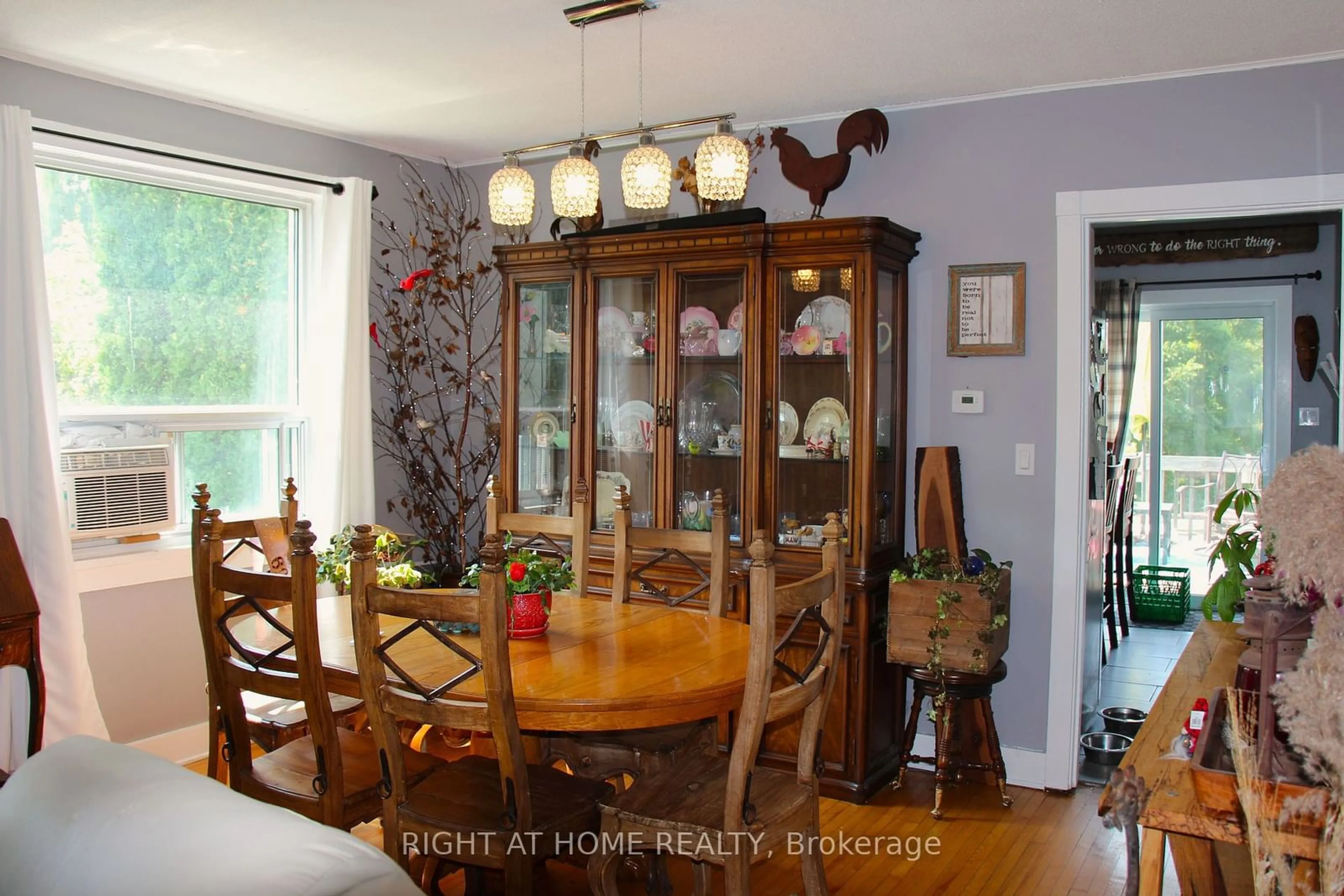 Dining room, wood floors, cottage for 37 Toronto St, Cramahe Ontario K0K 1S0