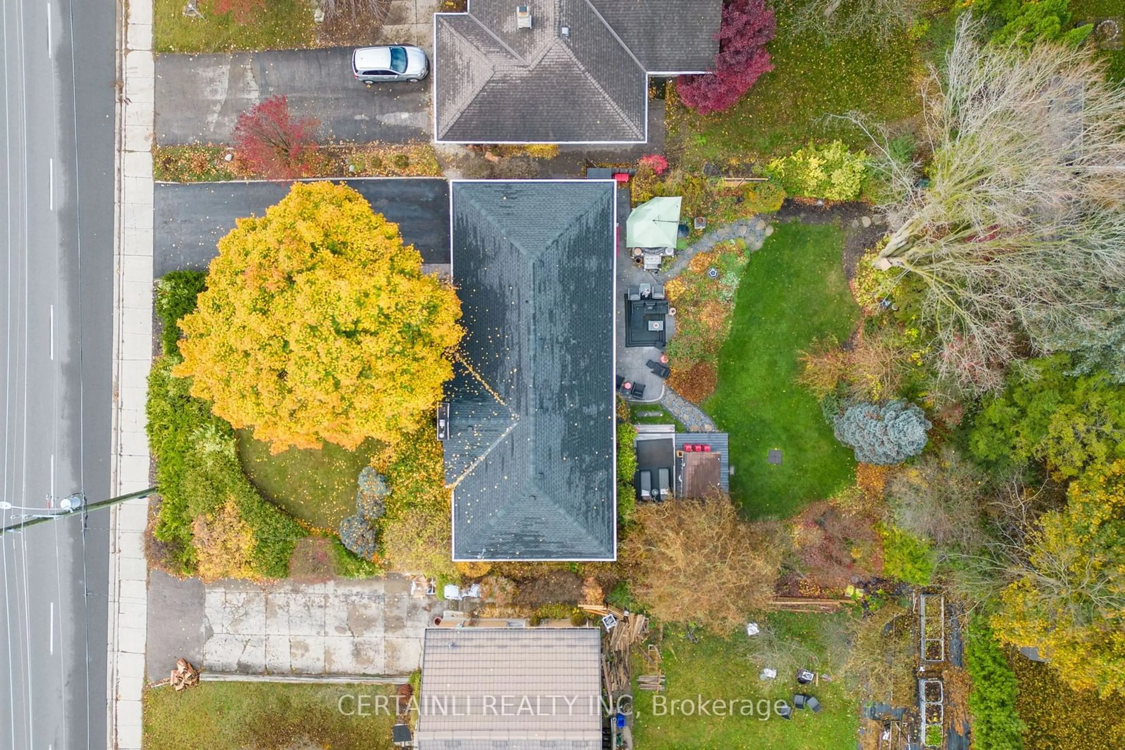 Frontside or backside of a home, the fenced backyard for 645 Riverside Dr, London Ontario N6H 2S2