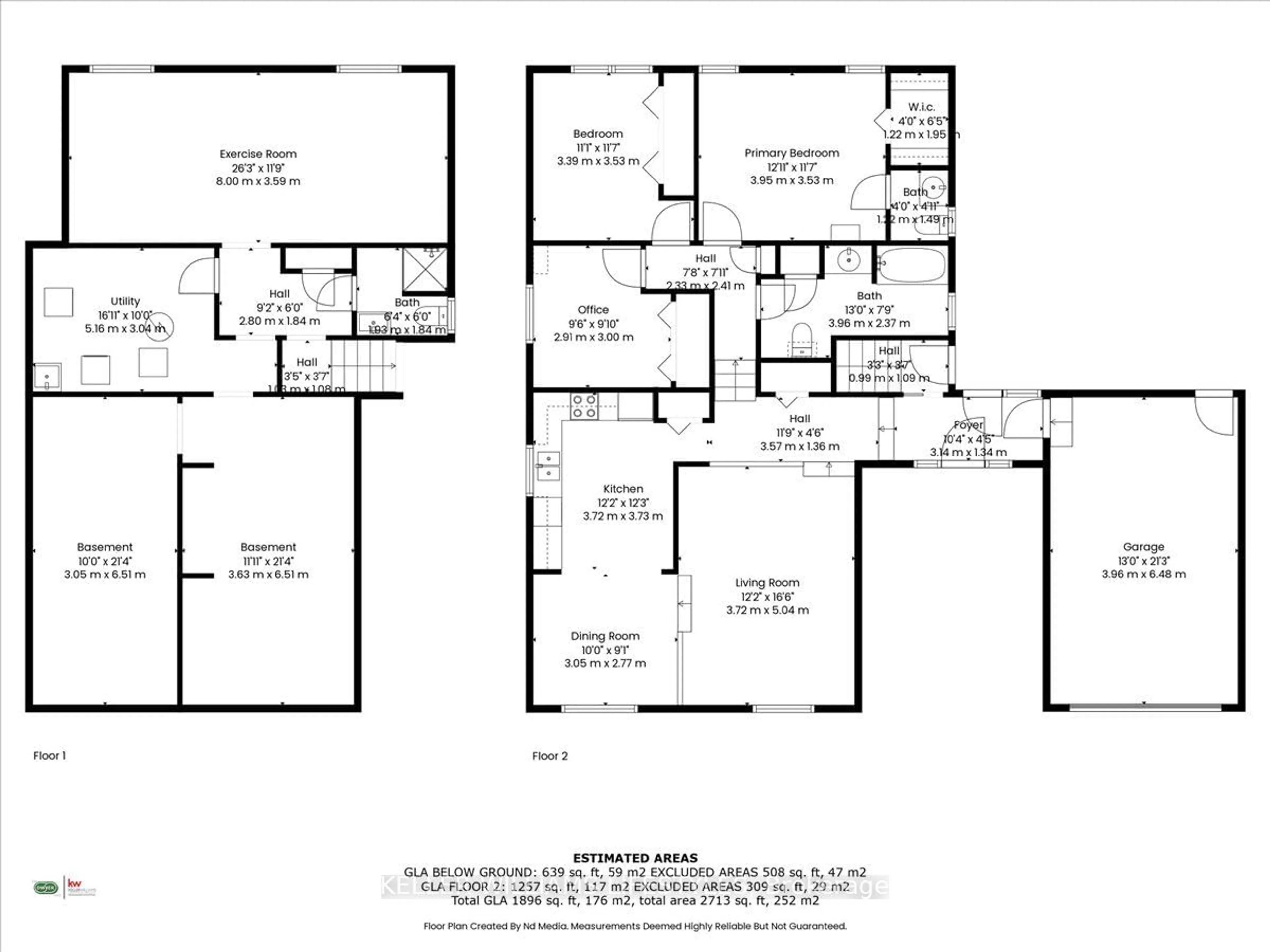 Floor plan for 312 Oak Ave, Strathroy-Caradoc Ontario N7G 3T2