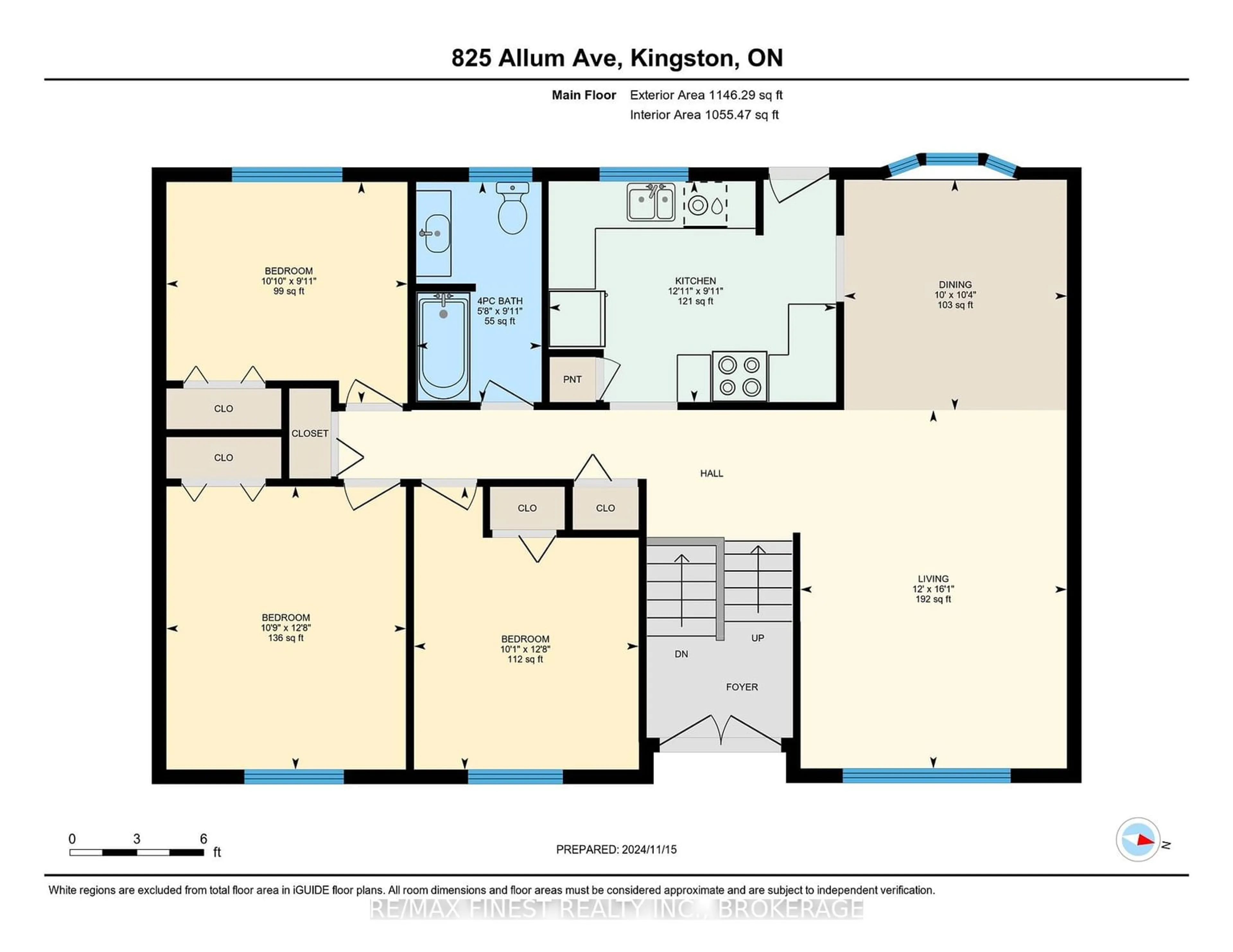 Floor plan for 825 Allum Ave, Kingston Ontario K7M 7A3