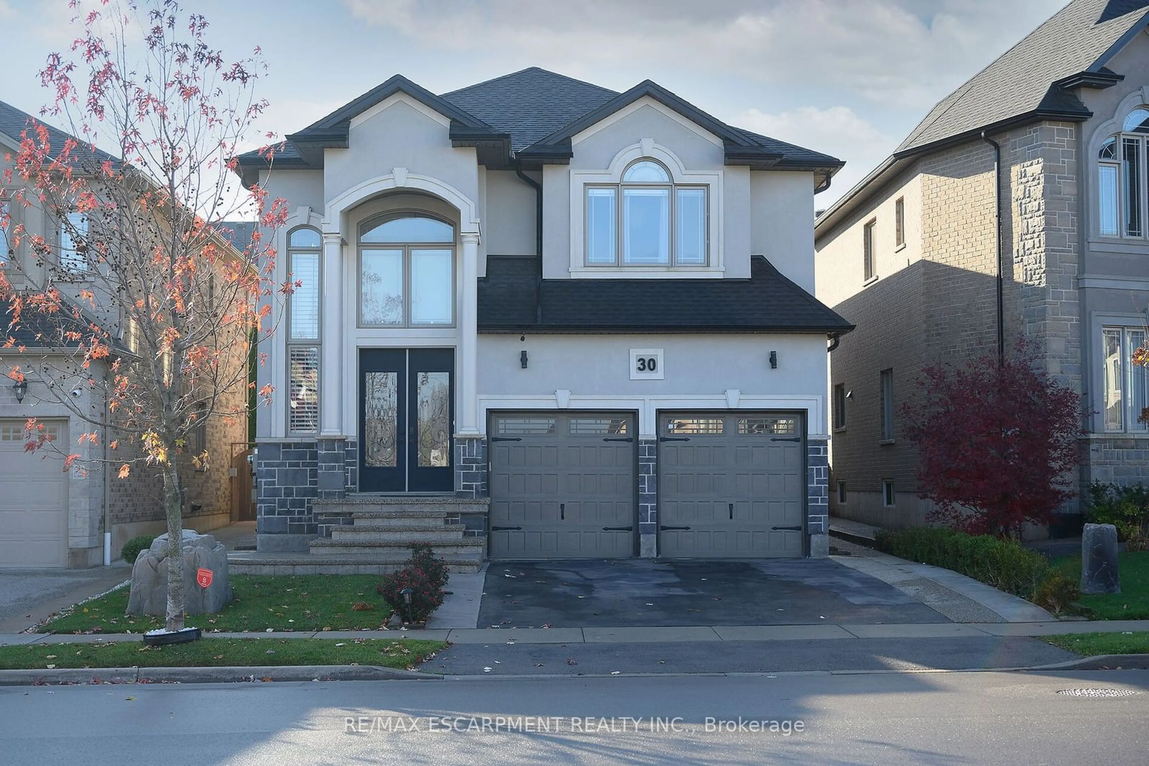 Frontside or backside of a home, the street view for 30 ASCOLI Dr, Hamilton Ontario L9B 2K8