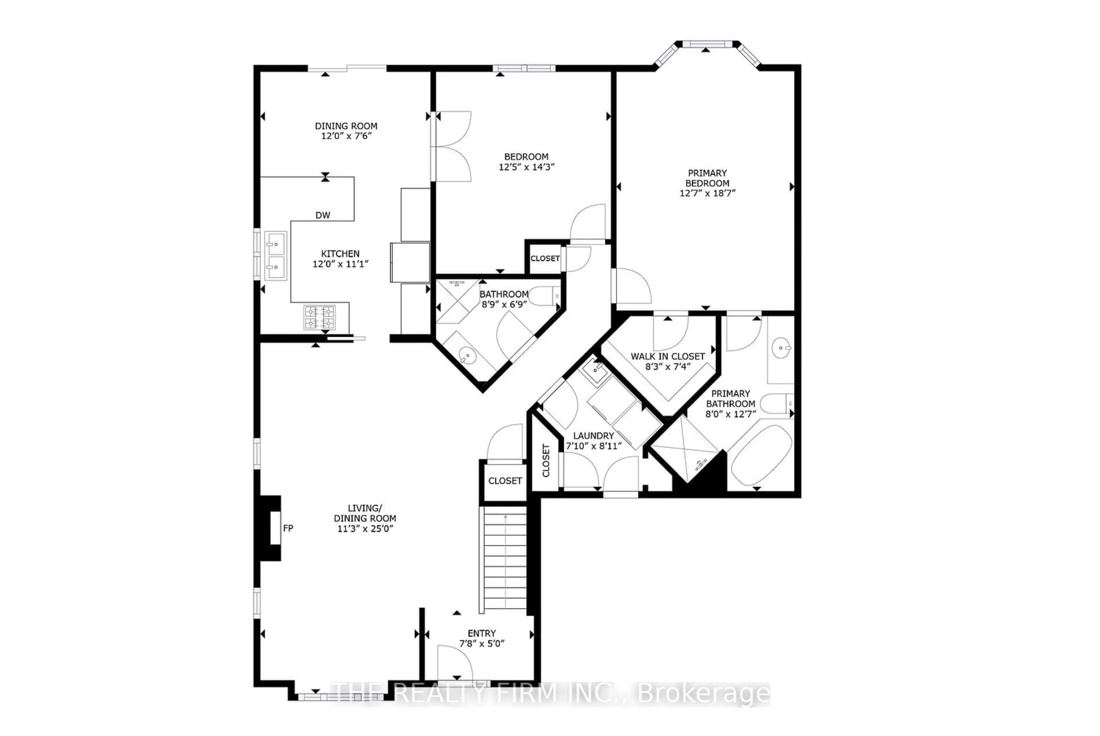 Floor plan for 1 St John's Dr #4, Middlesex Centre Ontario N0M 1C0