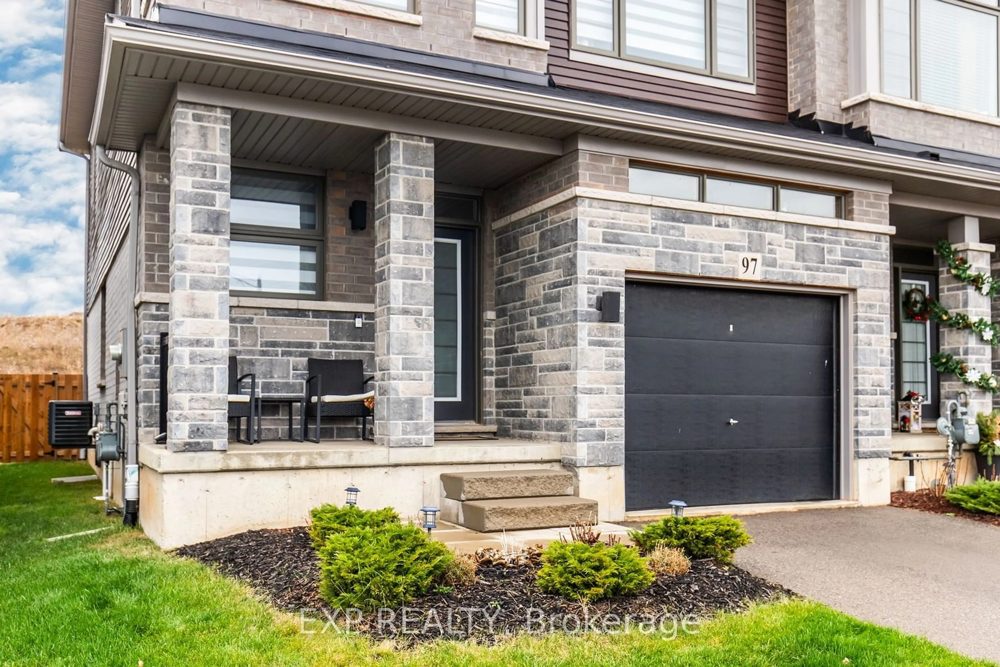 Home with brick exterior material for 97 Tom Brown Dr, Brant Ontario N3L 0H4