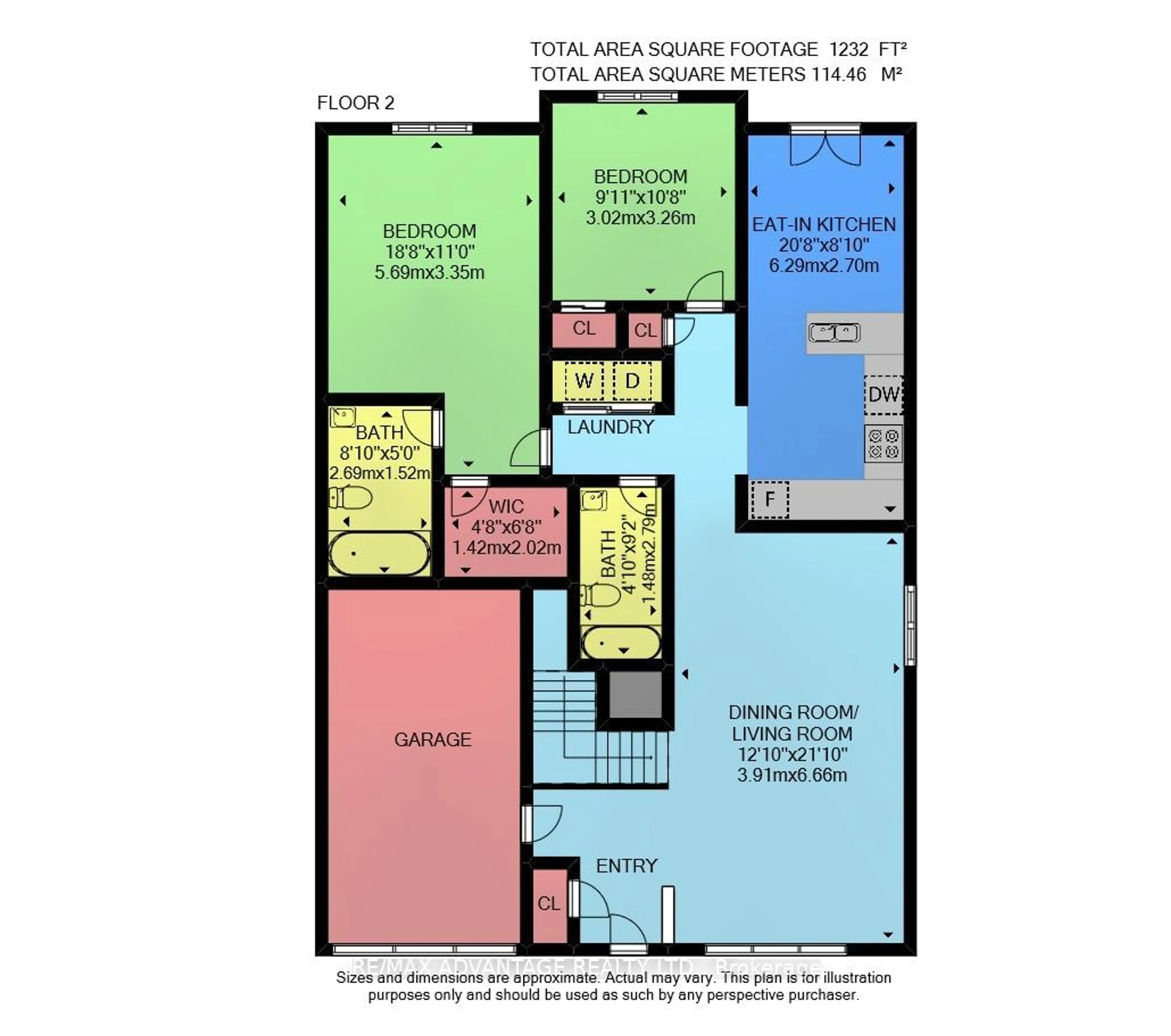 Floor plan for 515 Proudfoot Lane #1, London Ontario N6H 5N9