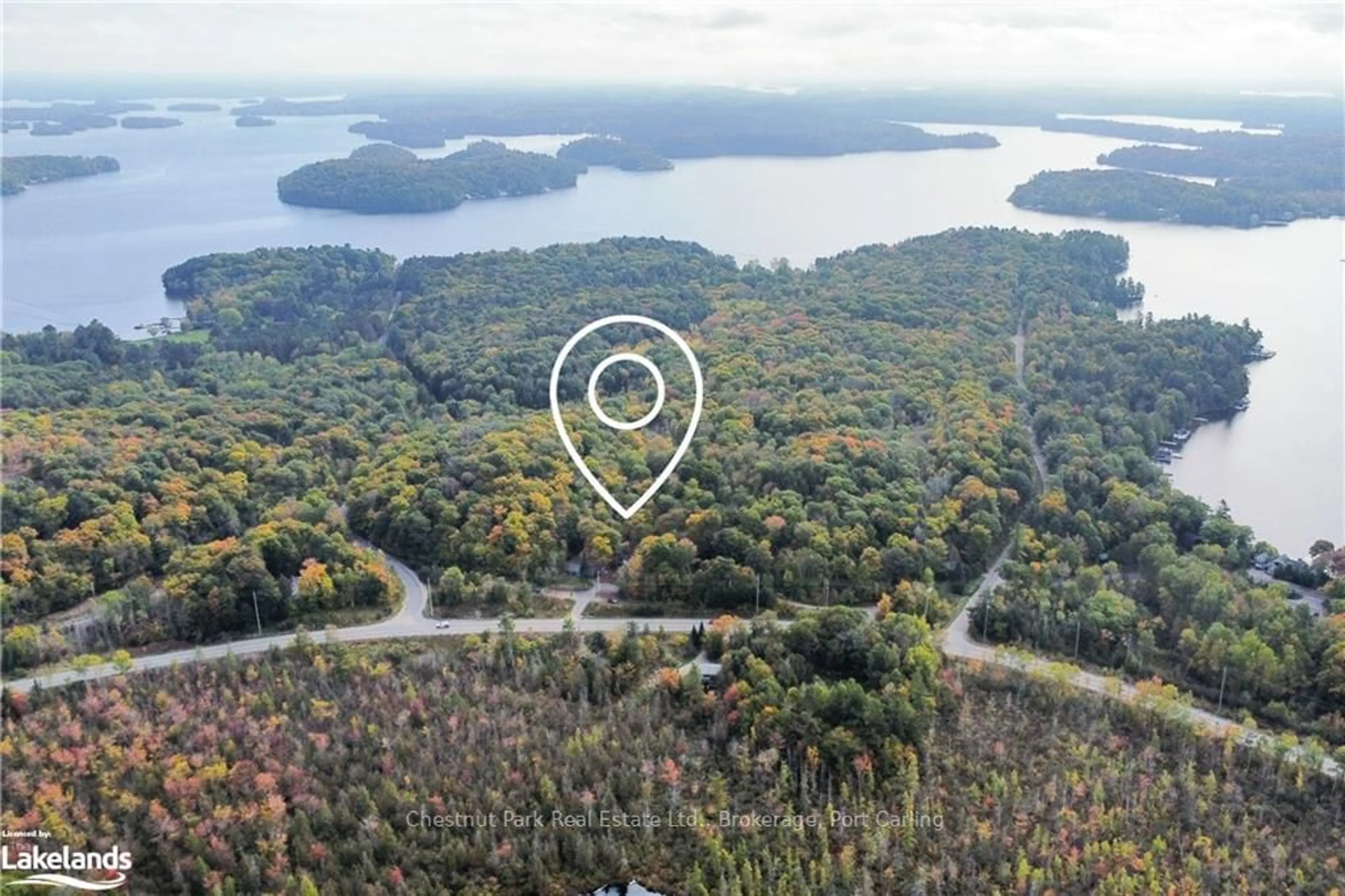 Picture of a map for 1938 PENINSULA Rd, Muskoka Lakes Ontario P0C 1A0