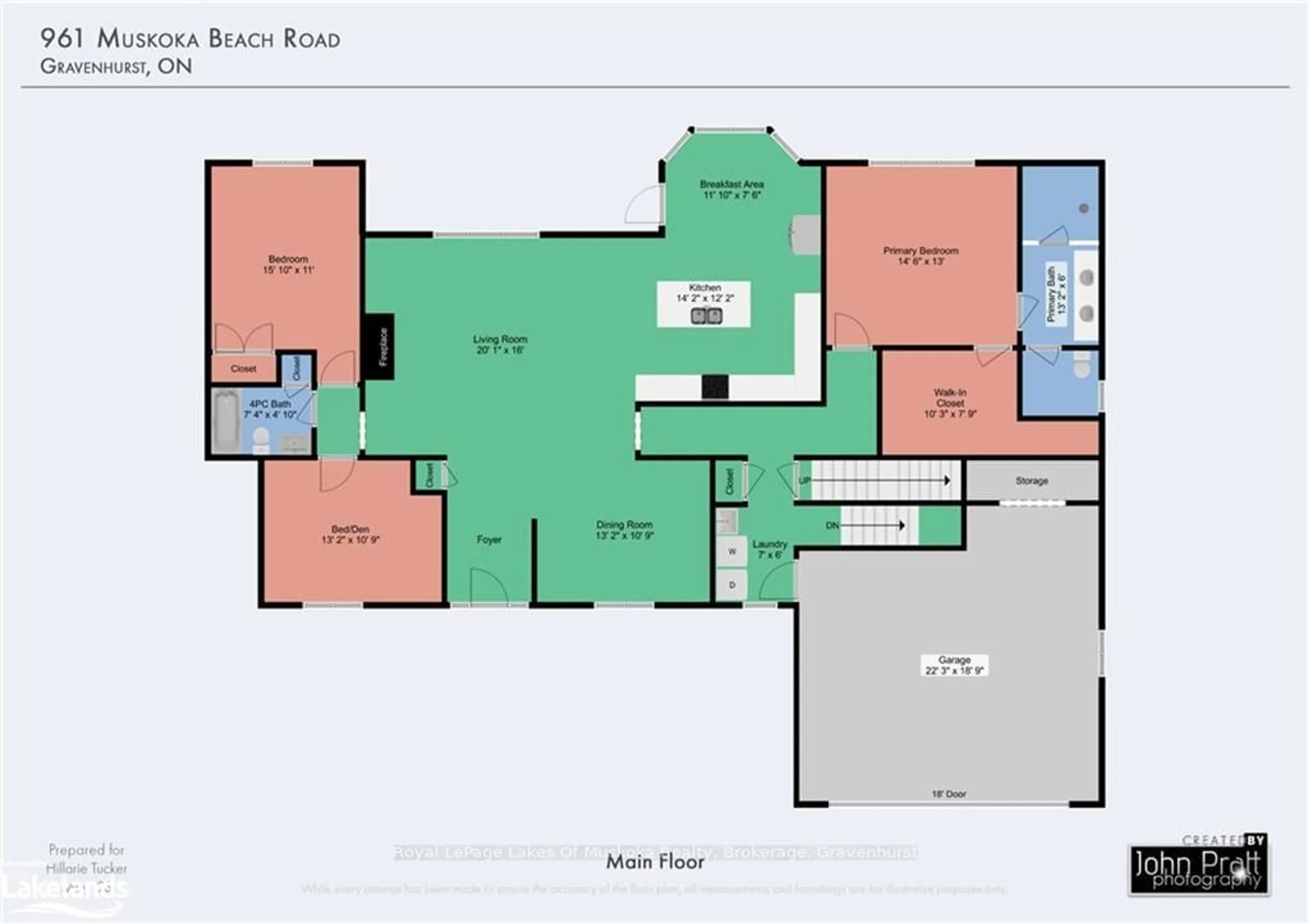 Floor plan for 961 MUSKOKA BEACH Rd, Gravenhurst Ontario P1P 1A3
