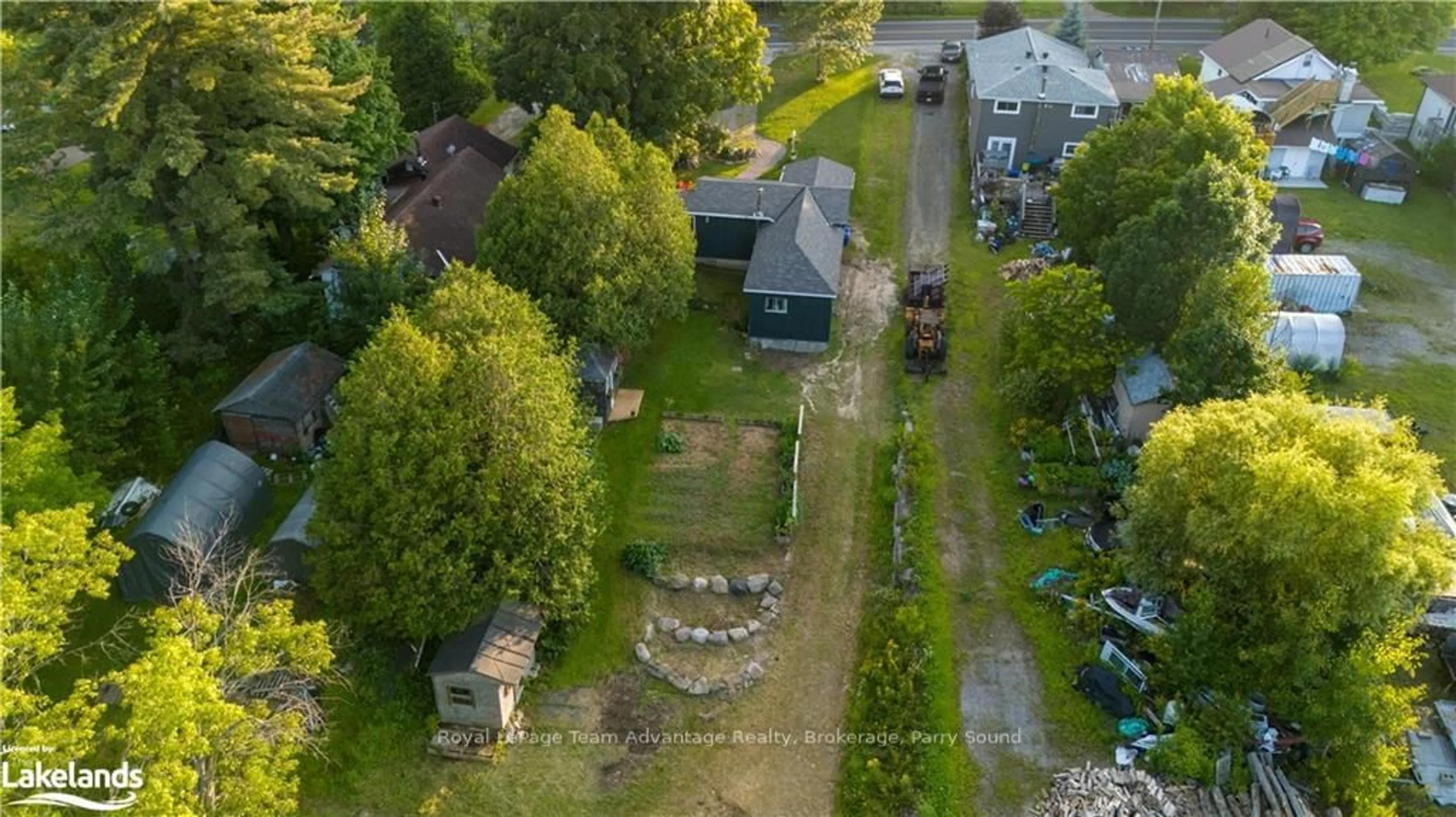 Frontside or backside of a home, the fenced backyard for 296 HIGH ST, Georgian Bay Ontario P0C 1H0