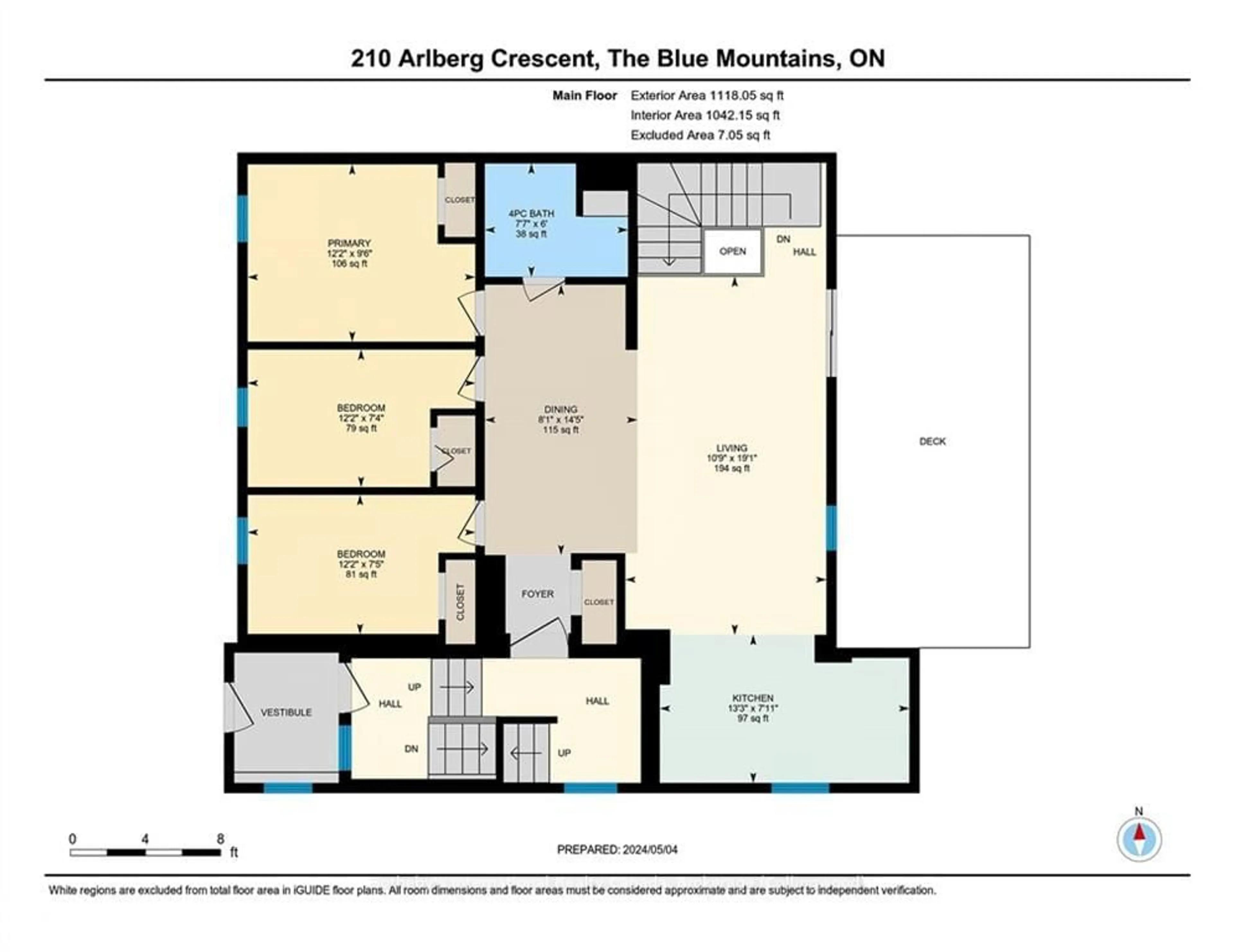 Floor plan for 210 ARLBERG Cres, Blue Mountains Ontario L9Y 0M1