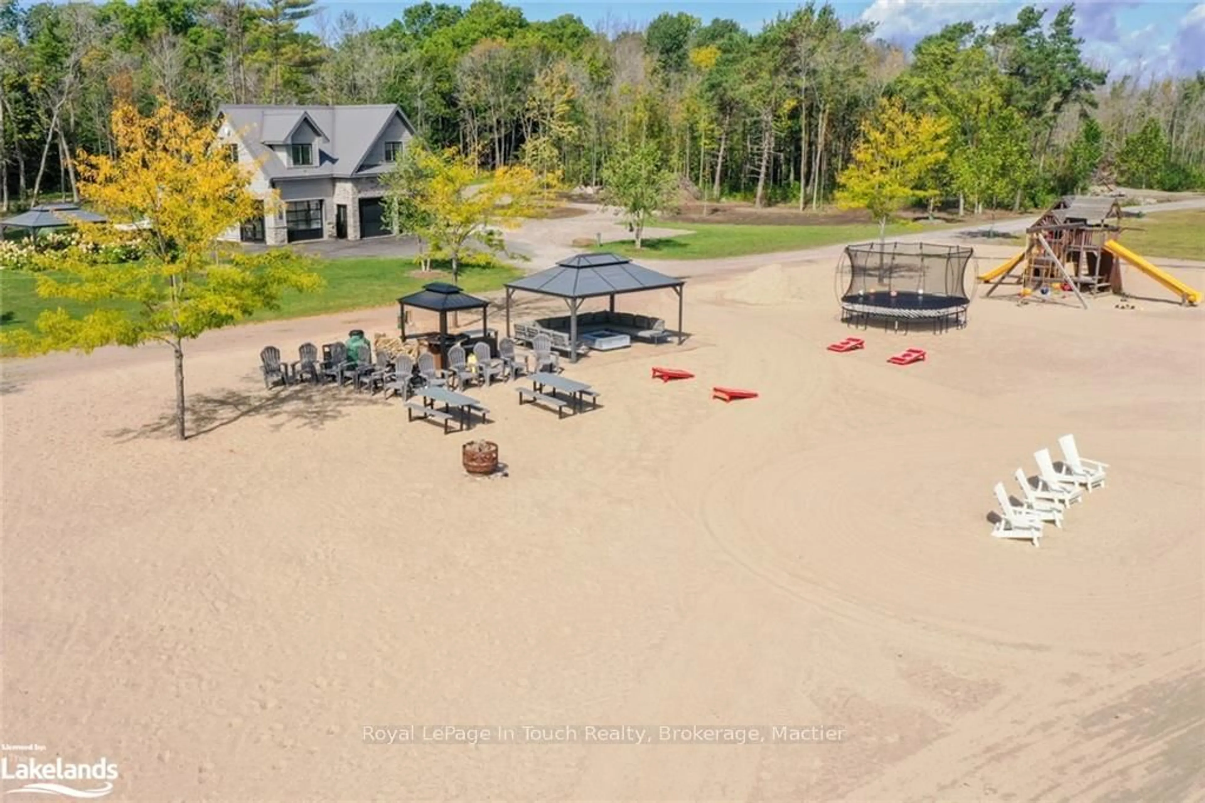 Patio, the street view for 93-44 POTATO ISLAND Rd, Georgian Bay Ontario L0K 1S0