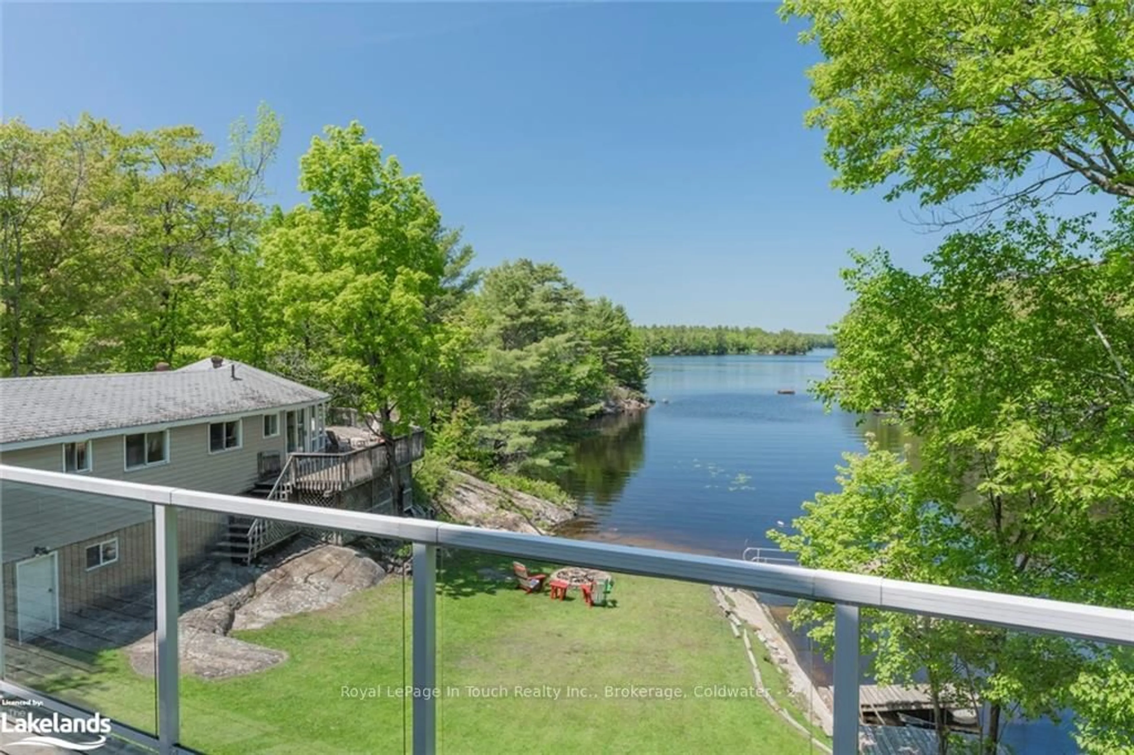 A pic from exterior of the house or condo, the view of lake or river for 285 CROOKED BAY Rd, Georgian Bay Ontario L0K 1S0