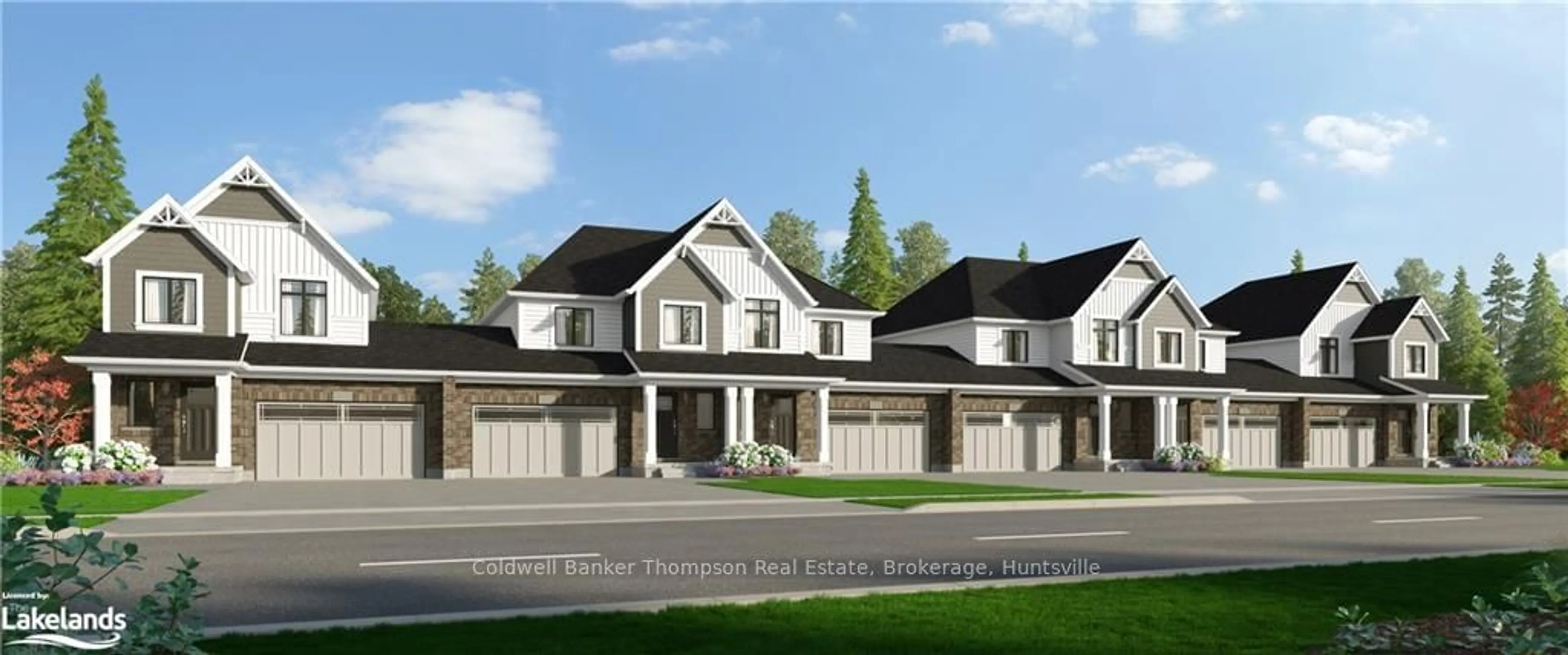 A pic from exterior of the house or condo, the street view for 53 CHARLES MORLEY Blvd, Huntsville Ontario P1H 0G5