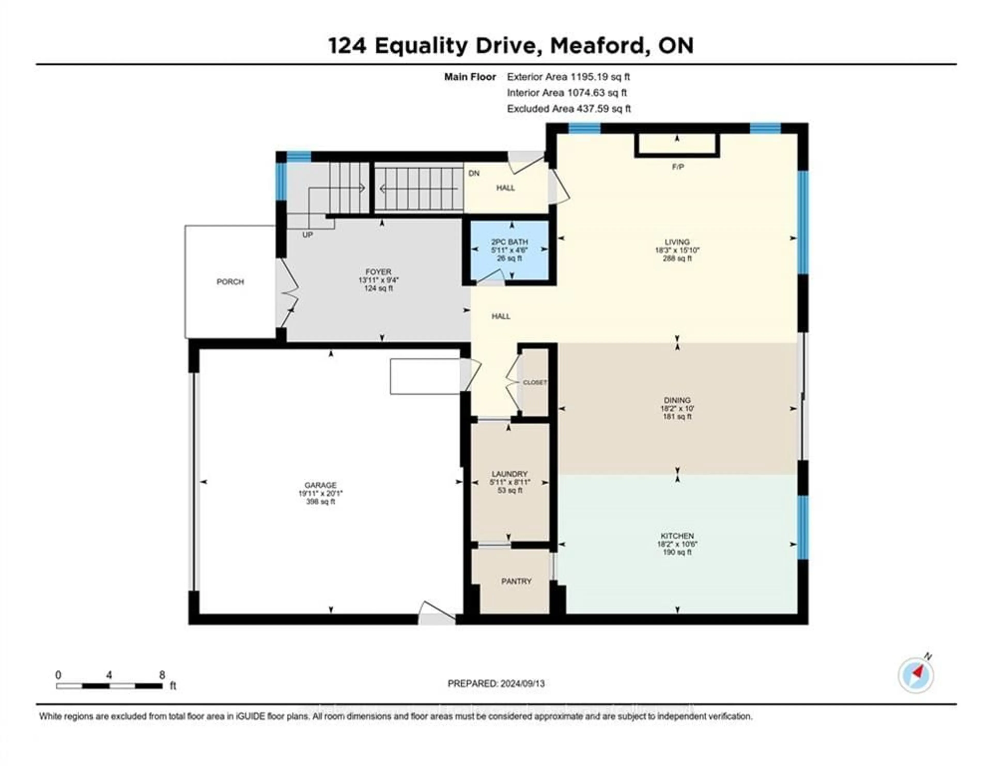 Floor plan for 124 EQUALITY Dr, Meaford Ontario N0H 1V0