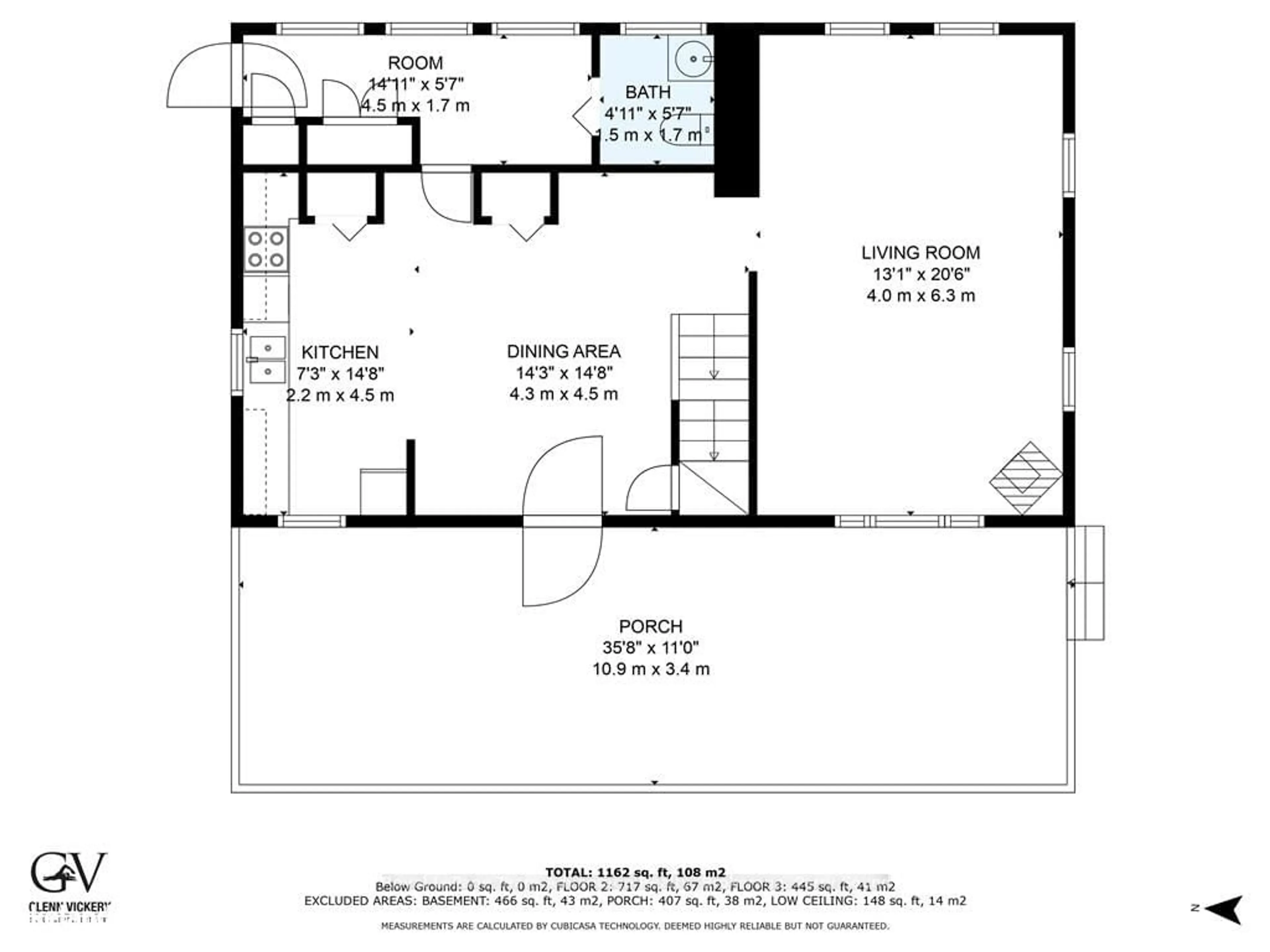 Floor plan for 27 BURNSIDE BRIDGE Rd, McDougall Ontario P2A 2W9