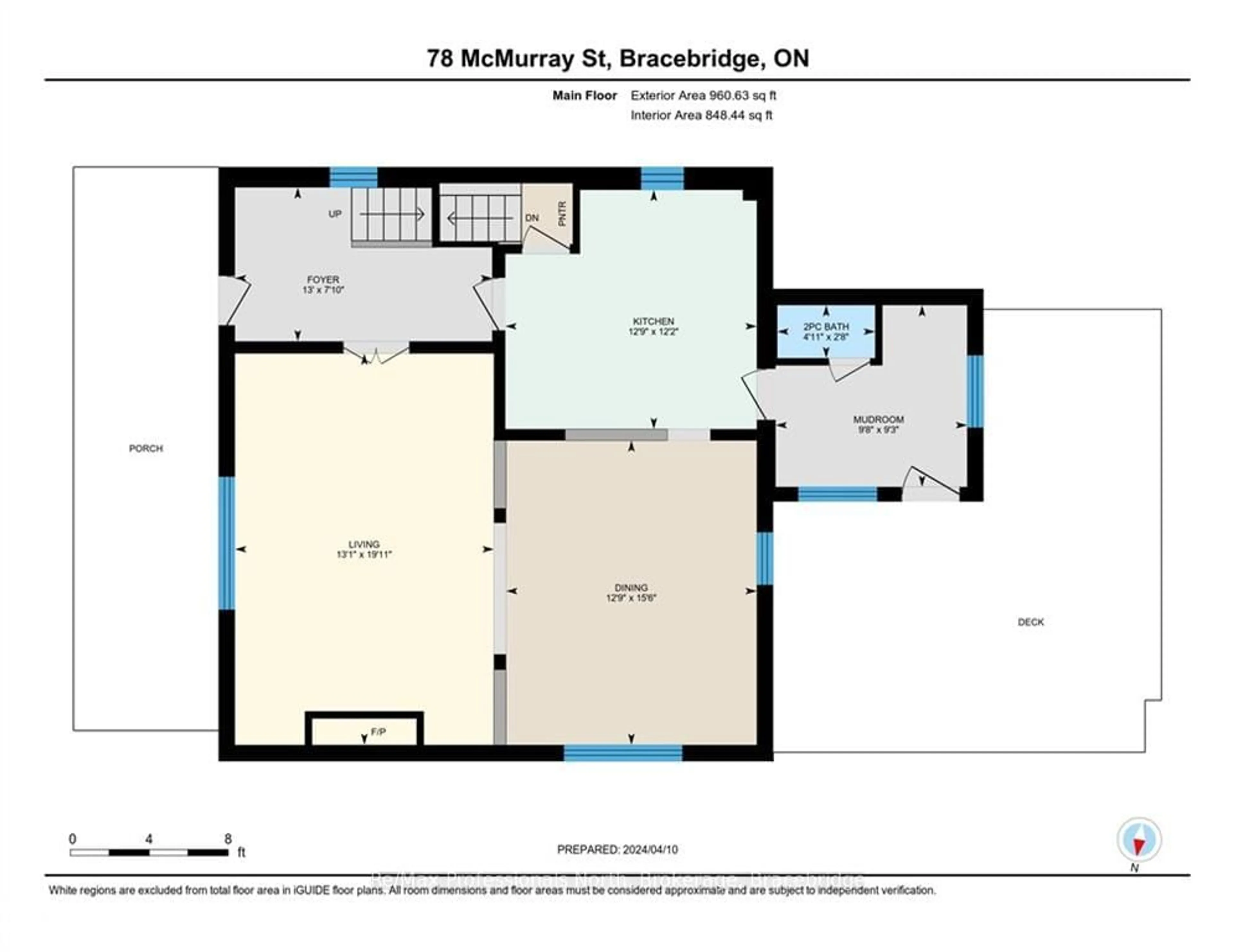 Floor plan for 78 MCMURRAY St, Bracebridge Ontario P1L 2A1