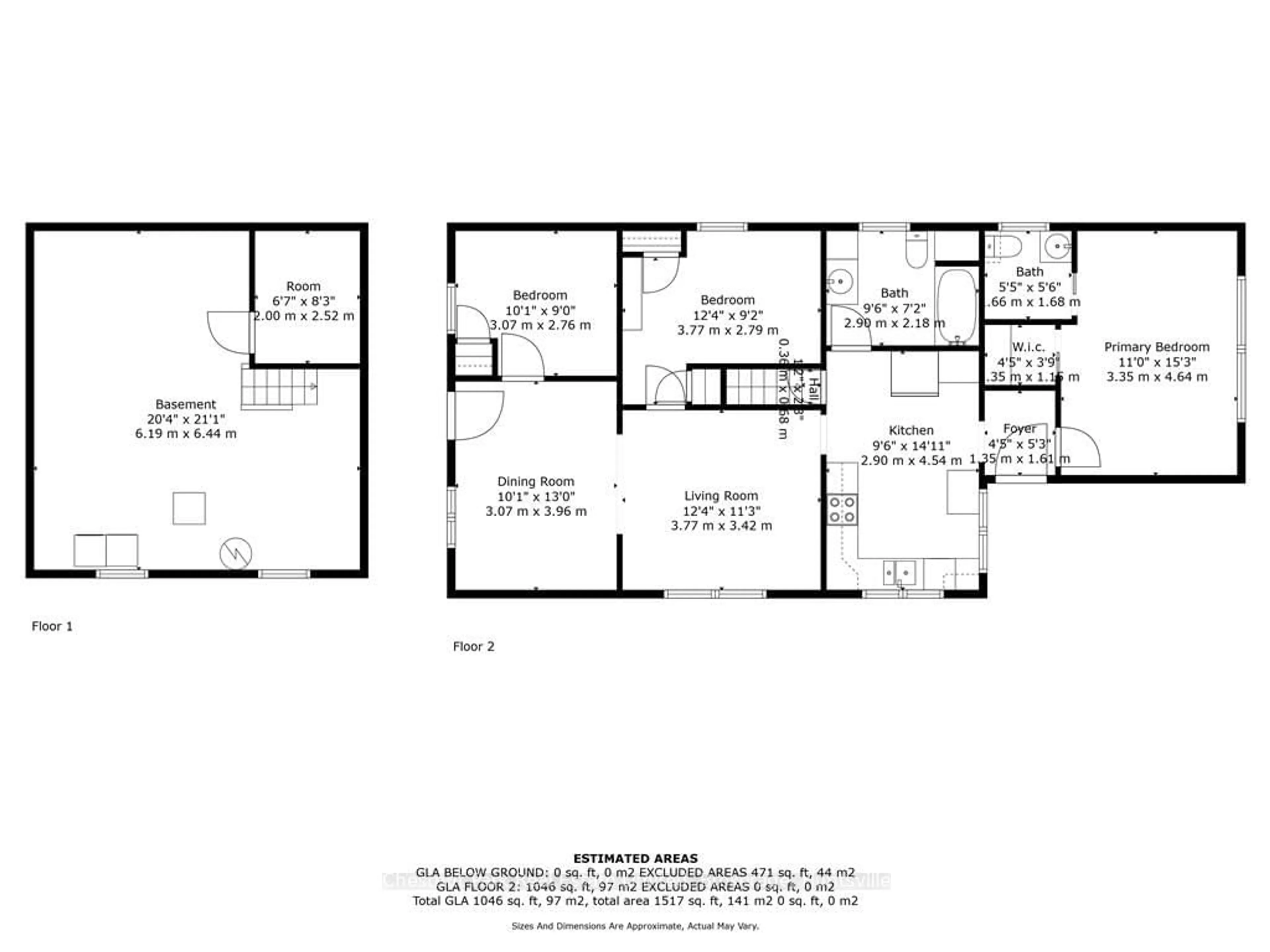 Floor plan for 3 CORA St, Huntsville Ontario P1H 1T5