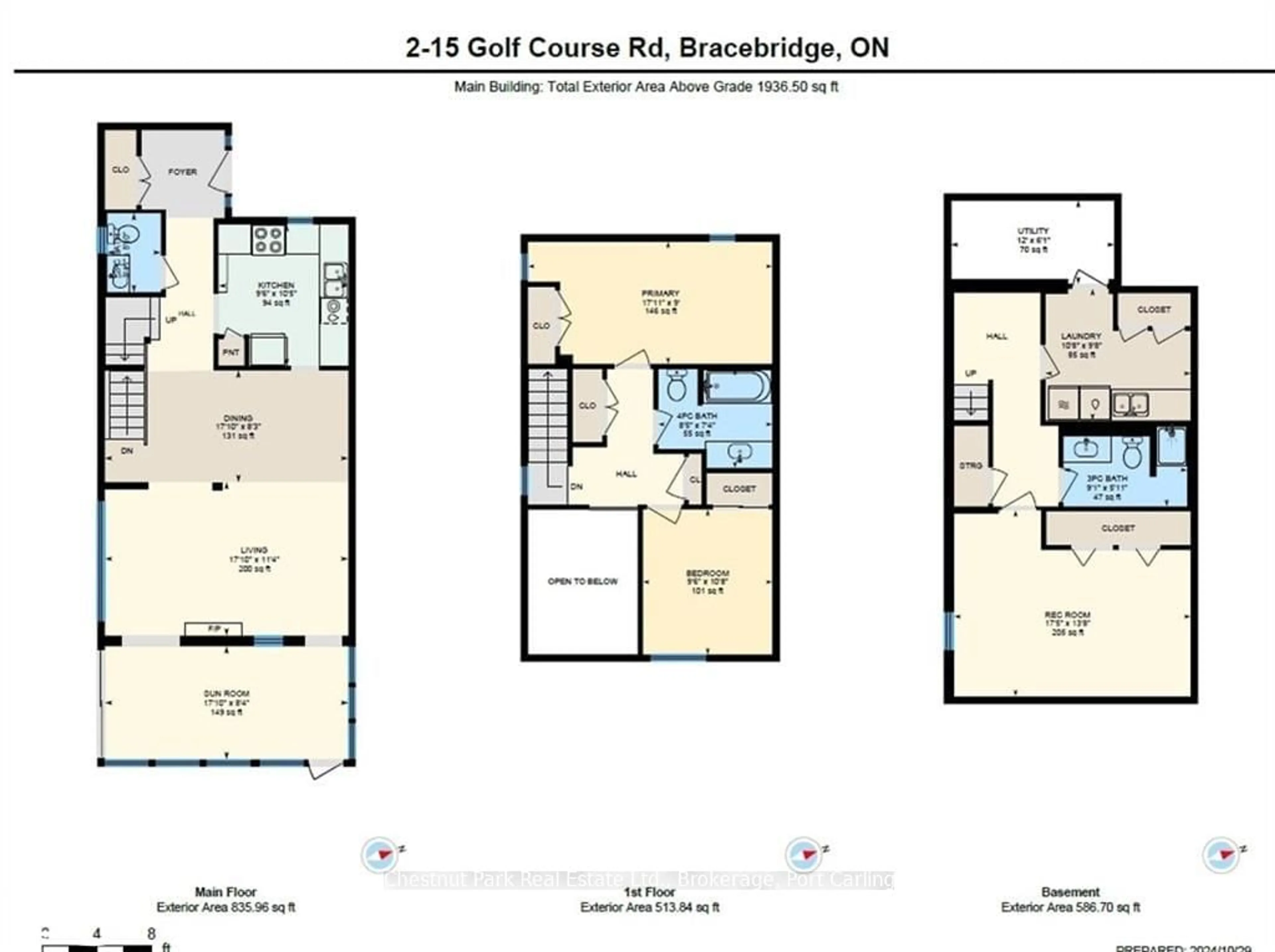 Floor plan for 15 GOLF COURSE Rd #2, Bracebridge Ontario P1L 1M7