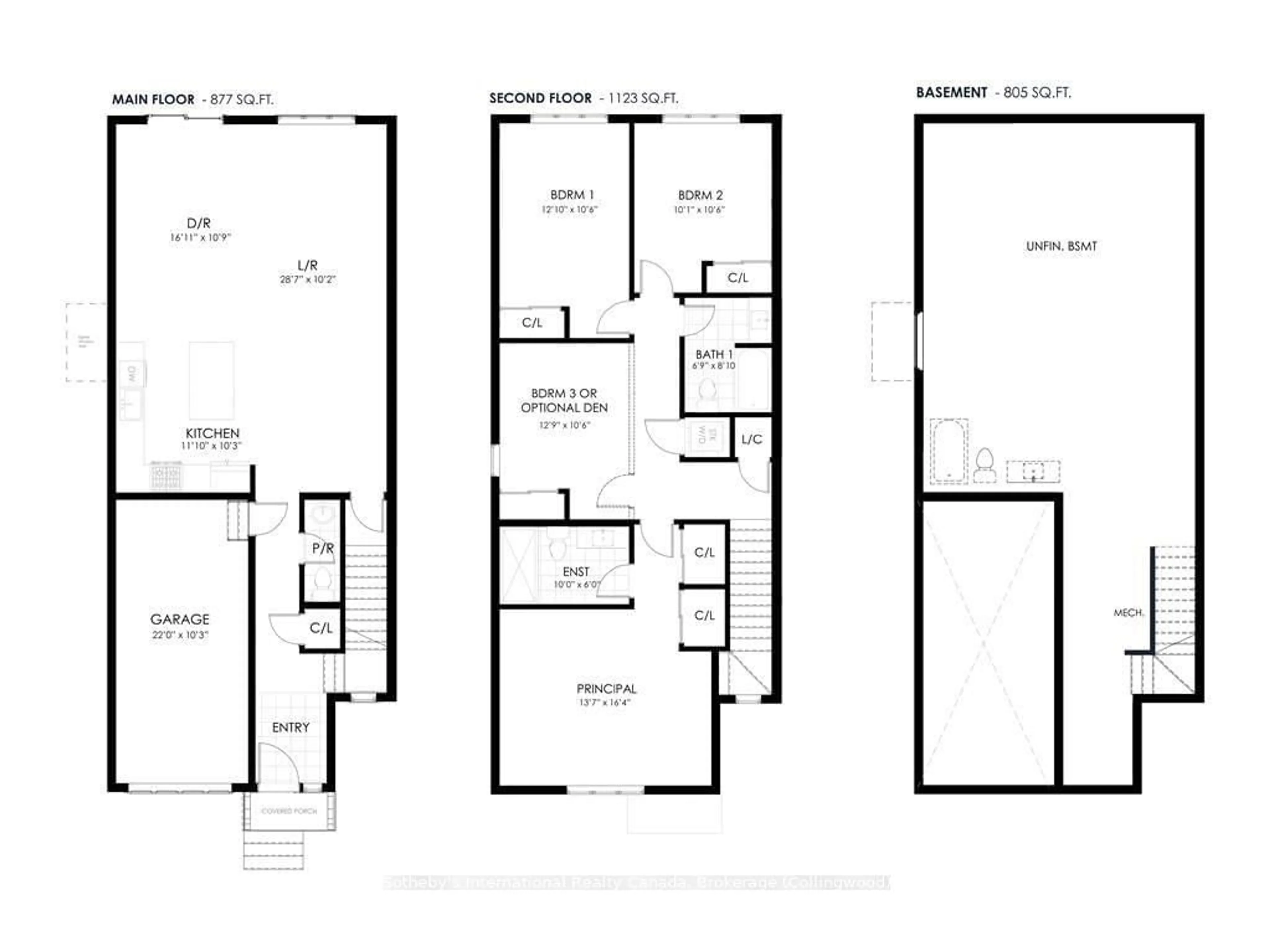 Floor plan for 164 EQUALITY Dr, Meaford Ontario N0H 1V0