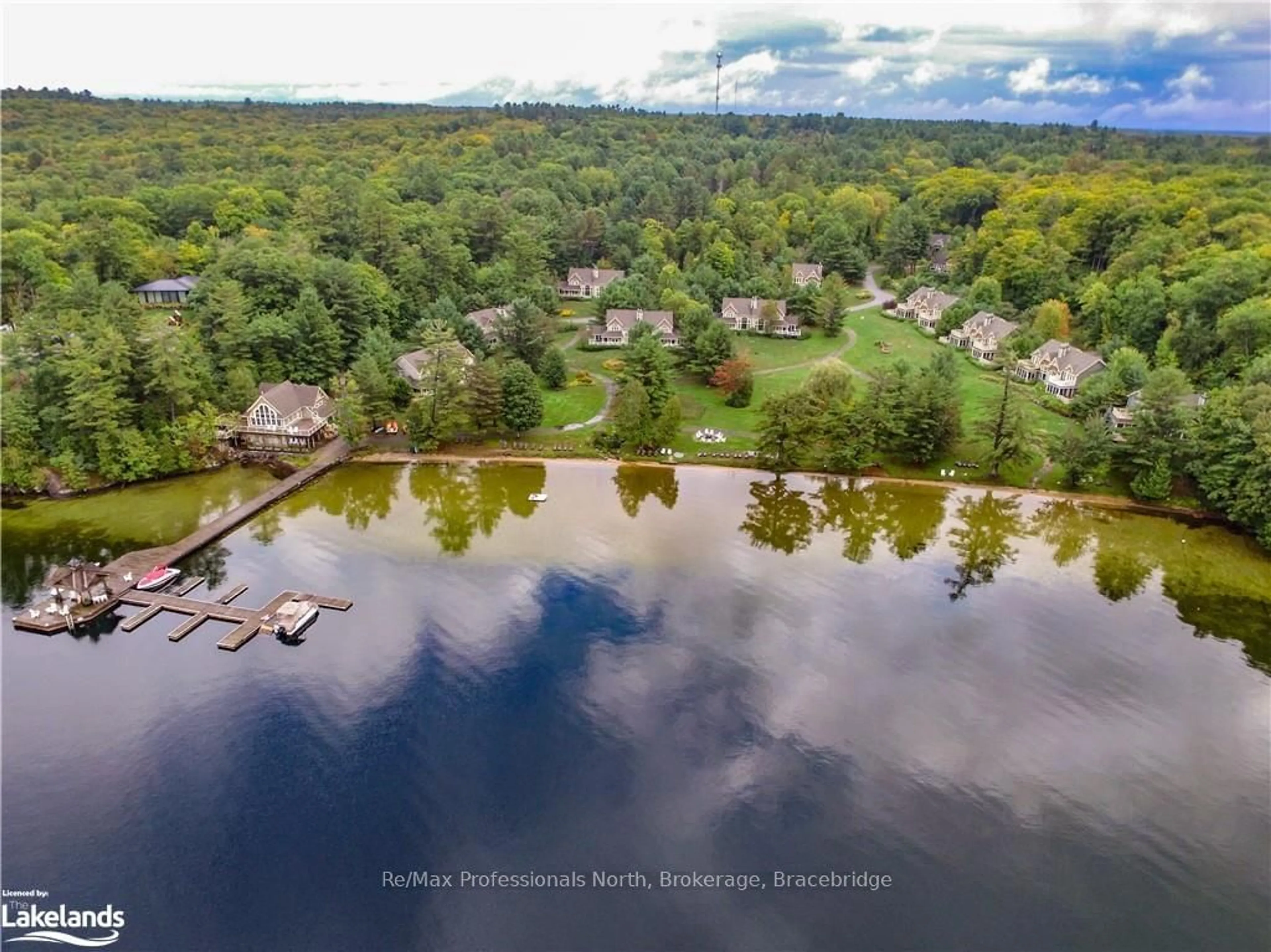 A pic from exterior of the house or condo, lake for 3876 MUSKOKA ROAD 118 #Sandfie, Muskoka Lakes Ontario P0B 1J0