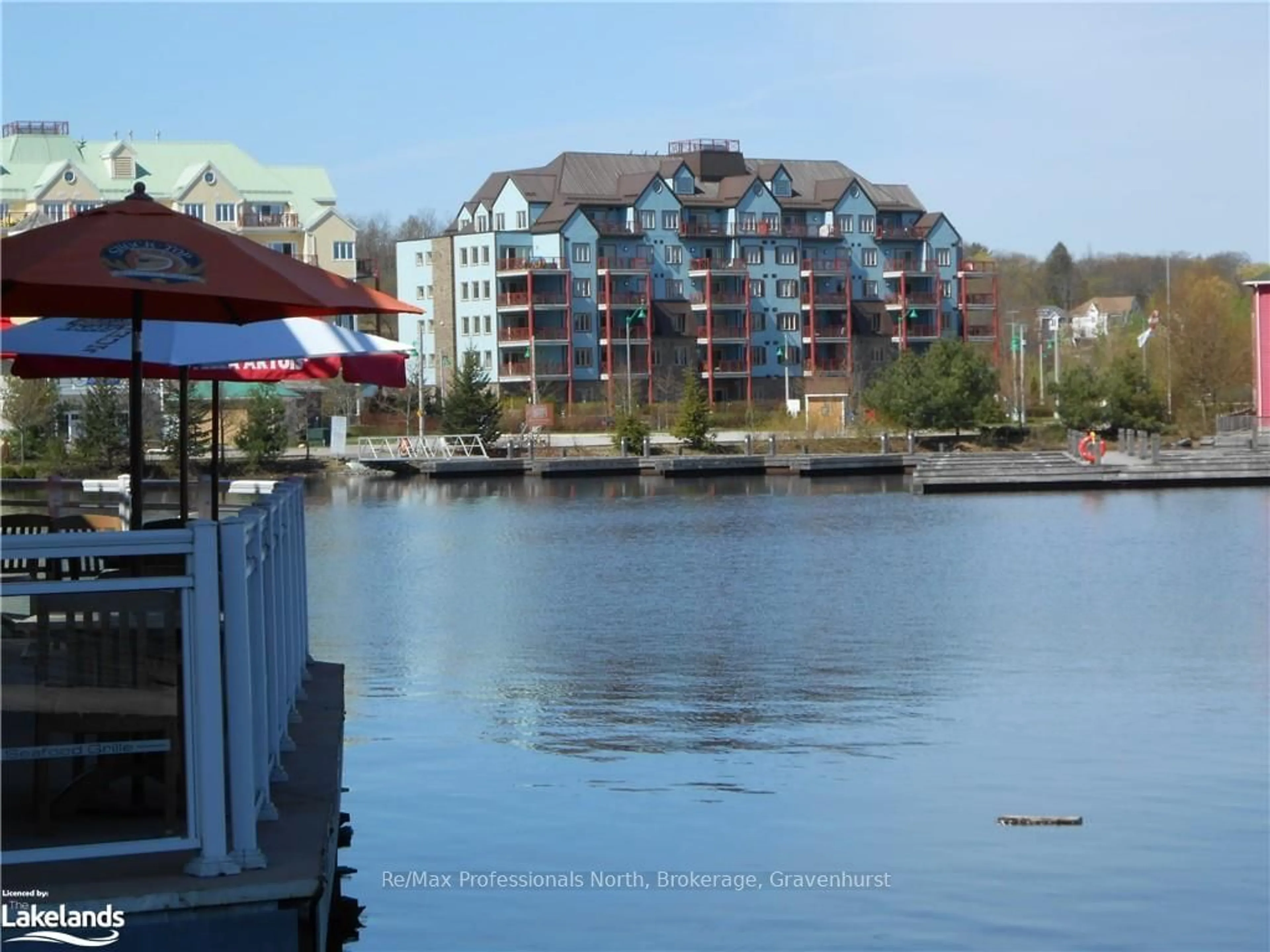 A pic from exterior of the house or condo, lake for 130 STEAMSHIP BAY Rd #208, Gravenhurst Ontario P1P 1Z9