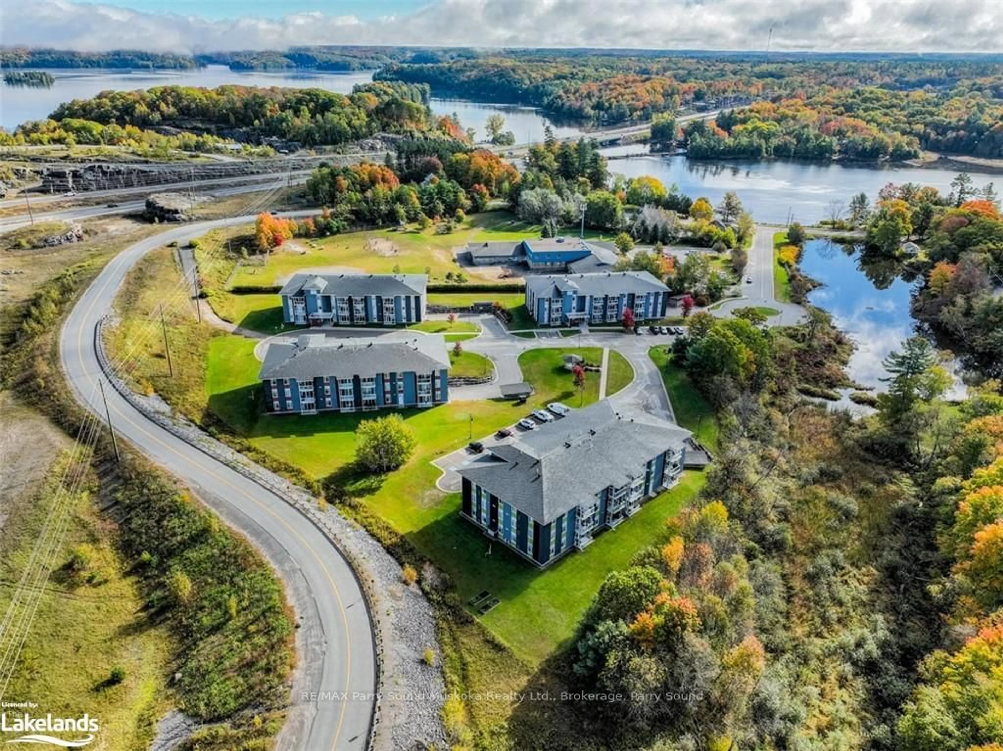 A pic from exterior of the house or condo, the view of lake or river for 20C SILVER BIRCH Crt #307, Parry Sound Ontario P2A 0A7