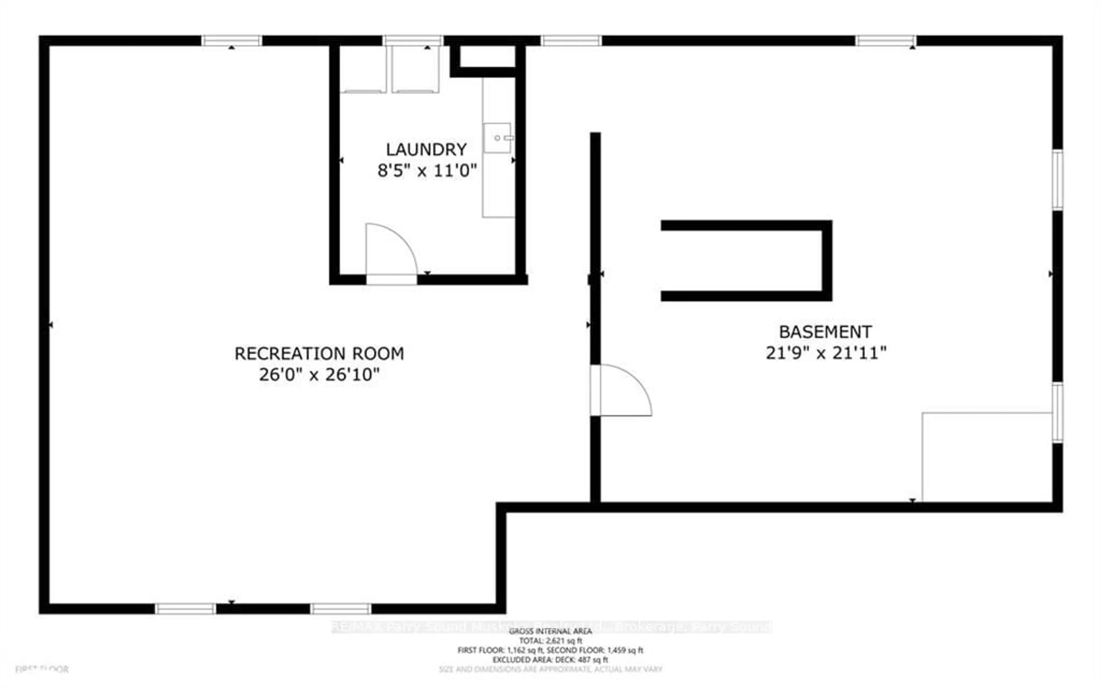 Floor plan for 99 BAYVIEW Dr, Carling Ontario P0G 1G0