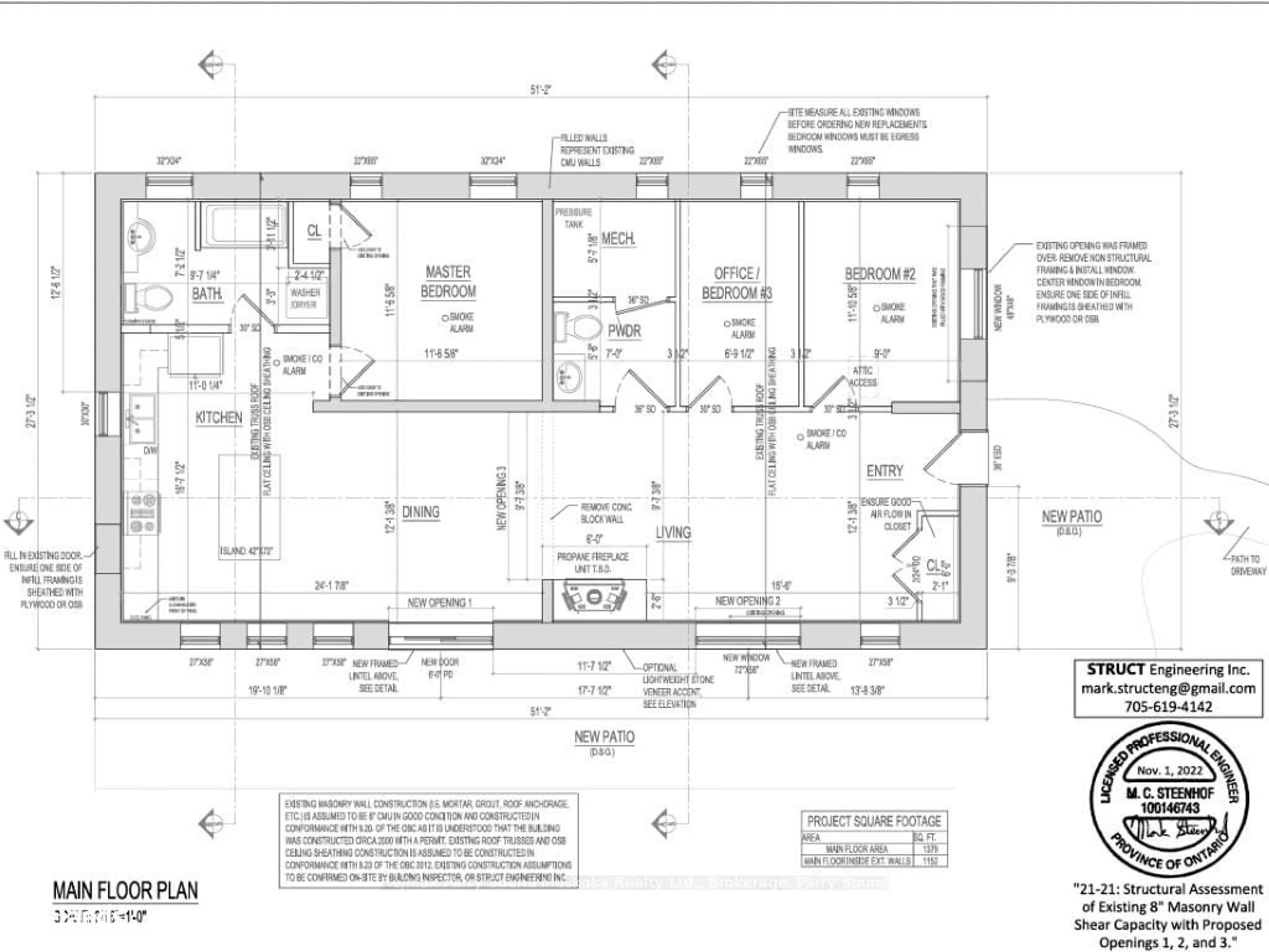 Floor plan for 98 ROUTE 66, Seguin Ontario P2A 0B2