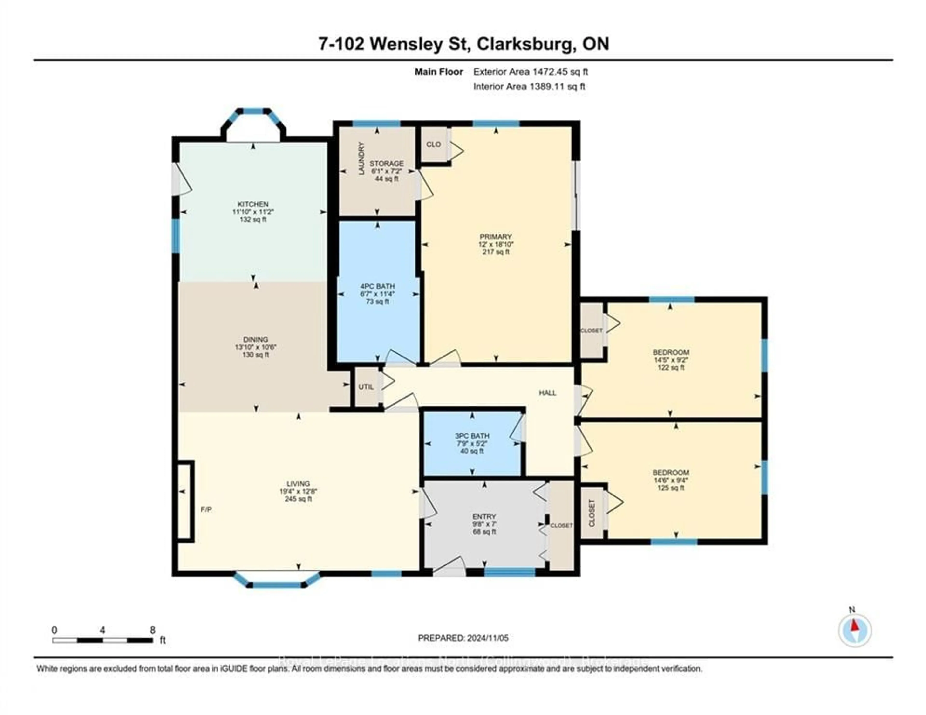 Floor plan for 102 WENSLEY Dr #7, Blue Mountains Ontario N0H 1J0