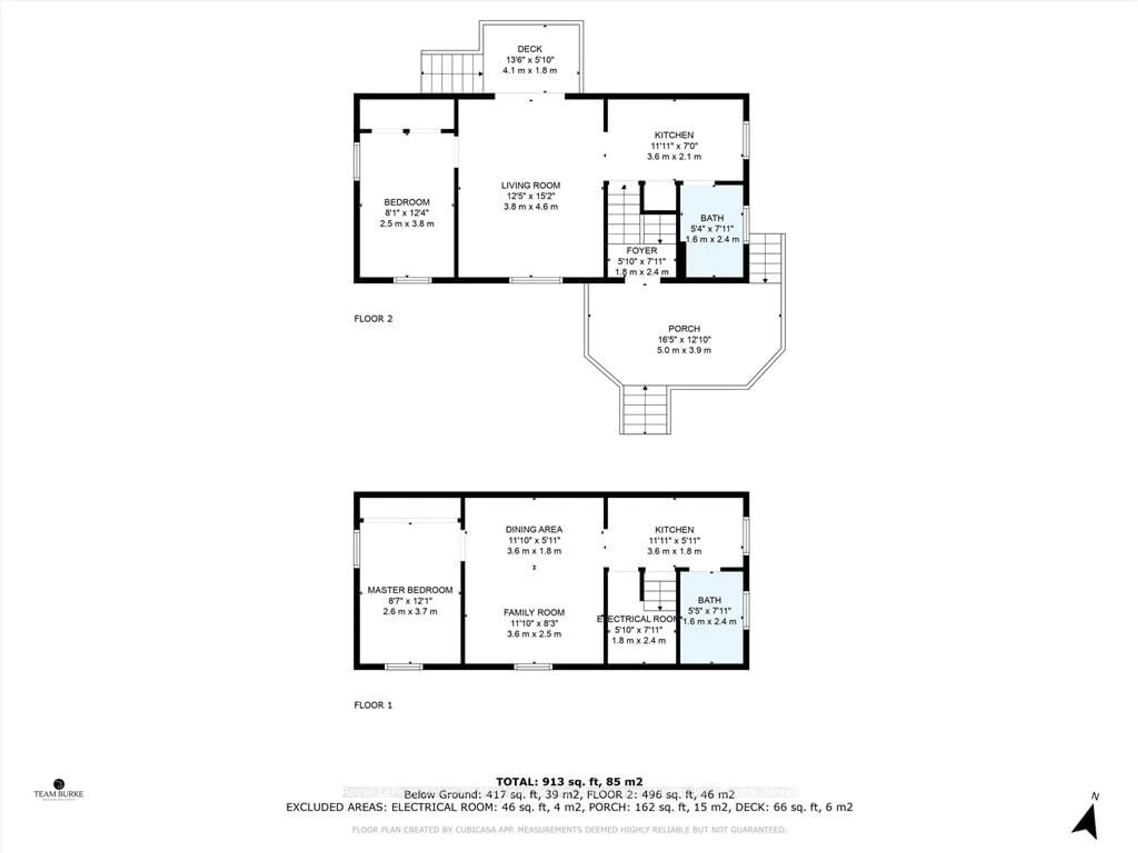 Floor plan for 36 WEST ELLIOTT St, Huntsville Ontario P1H 1W2