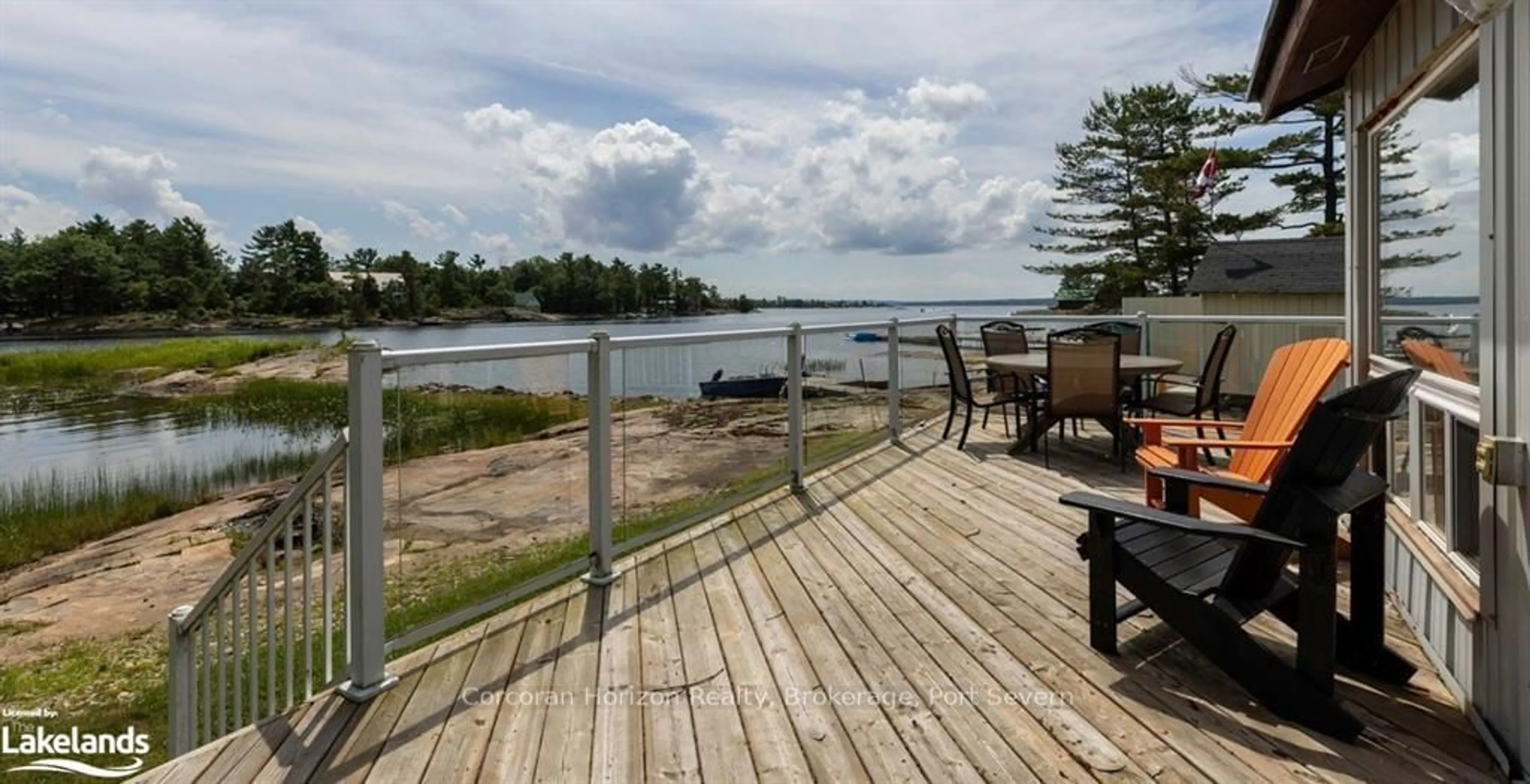 Patio, the view of lake or river for 64 WOLVERINE BEACH ROAD, Georgian Bay Ontario L0K 1S0