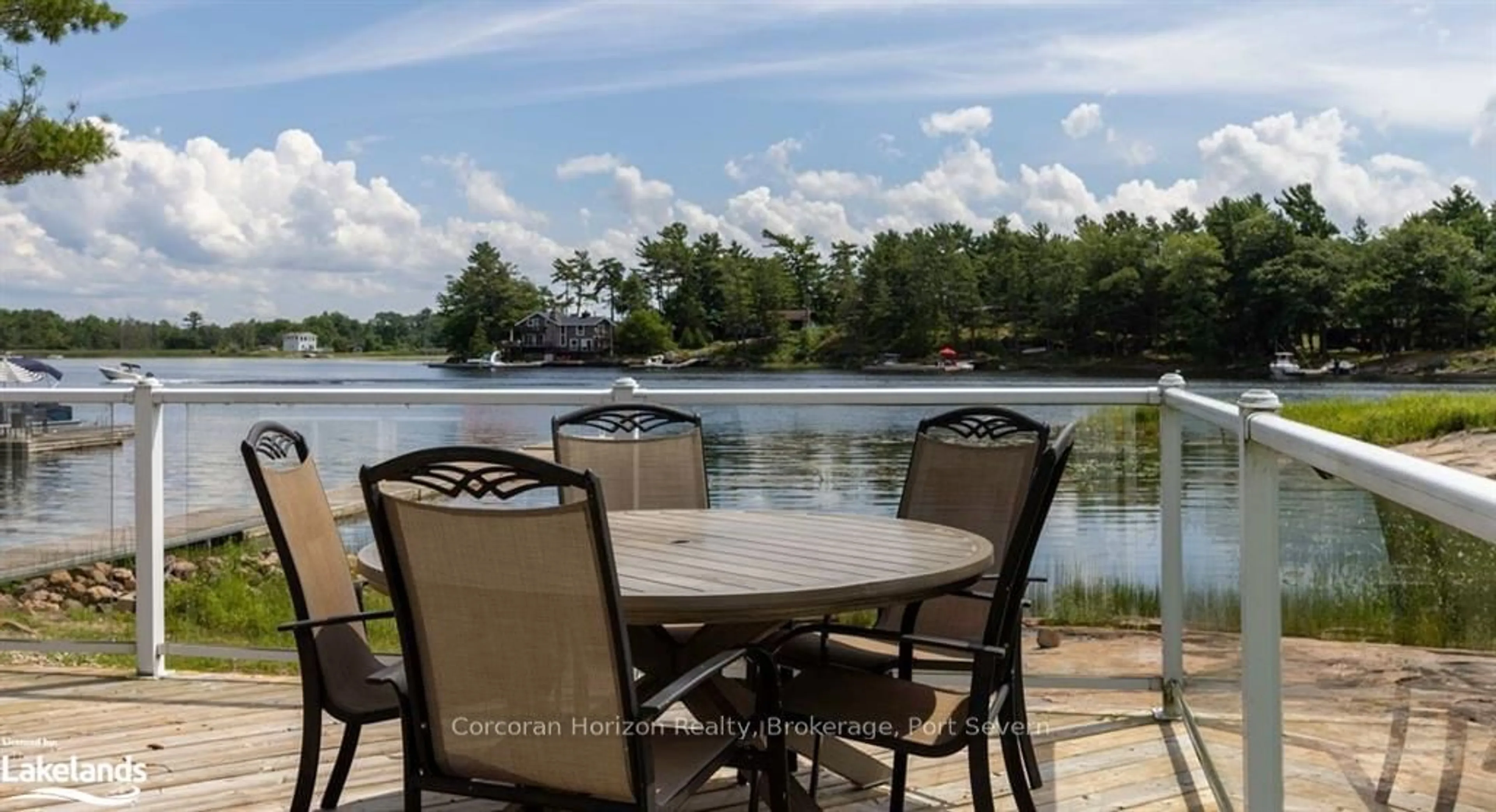 Patio, the view of lake or river for 64 WOLVERINE BEACH ROAD, Georgian Bay Ontario L0K 1S0