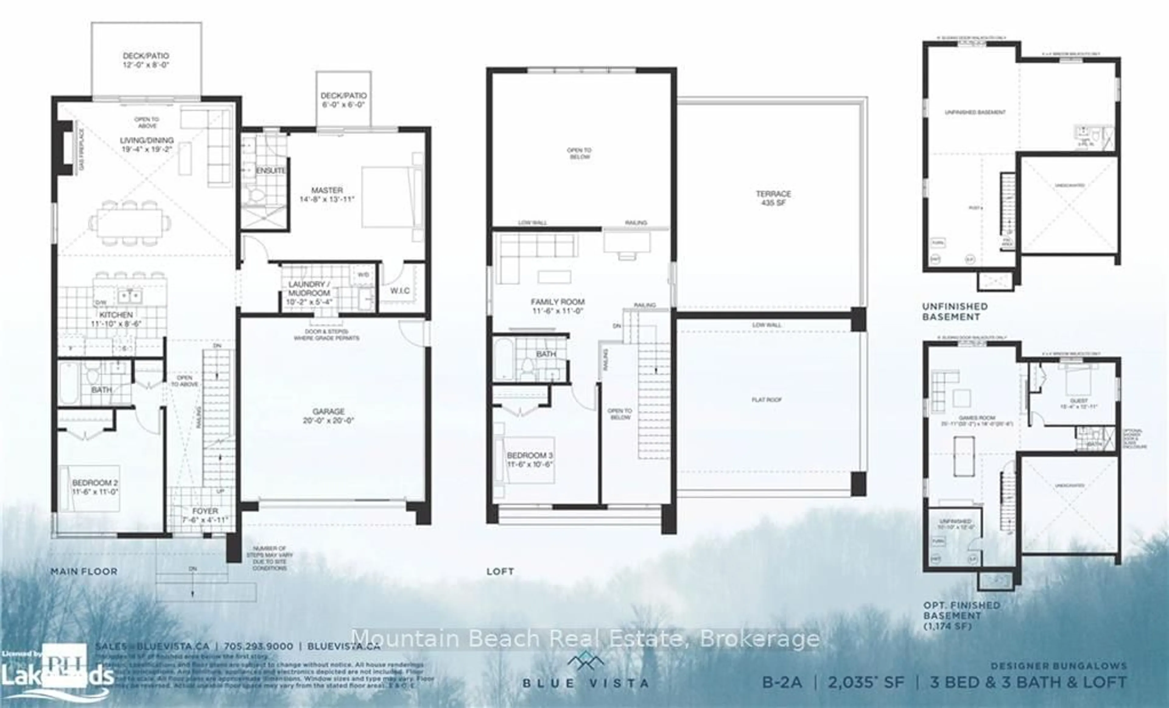 Floor plan for LOT 21 B St, Blue Mountains Ontario L9Y 0K8