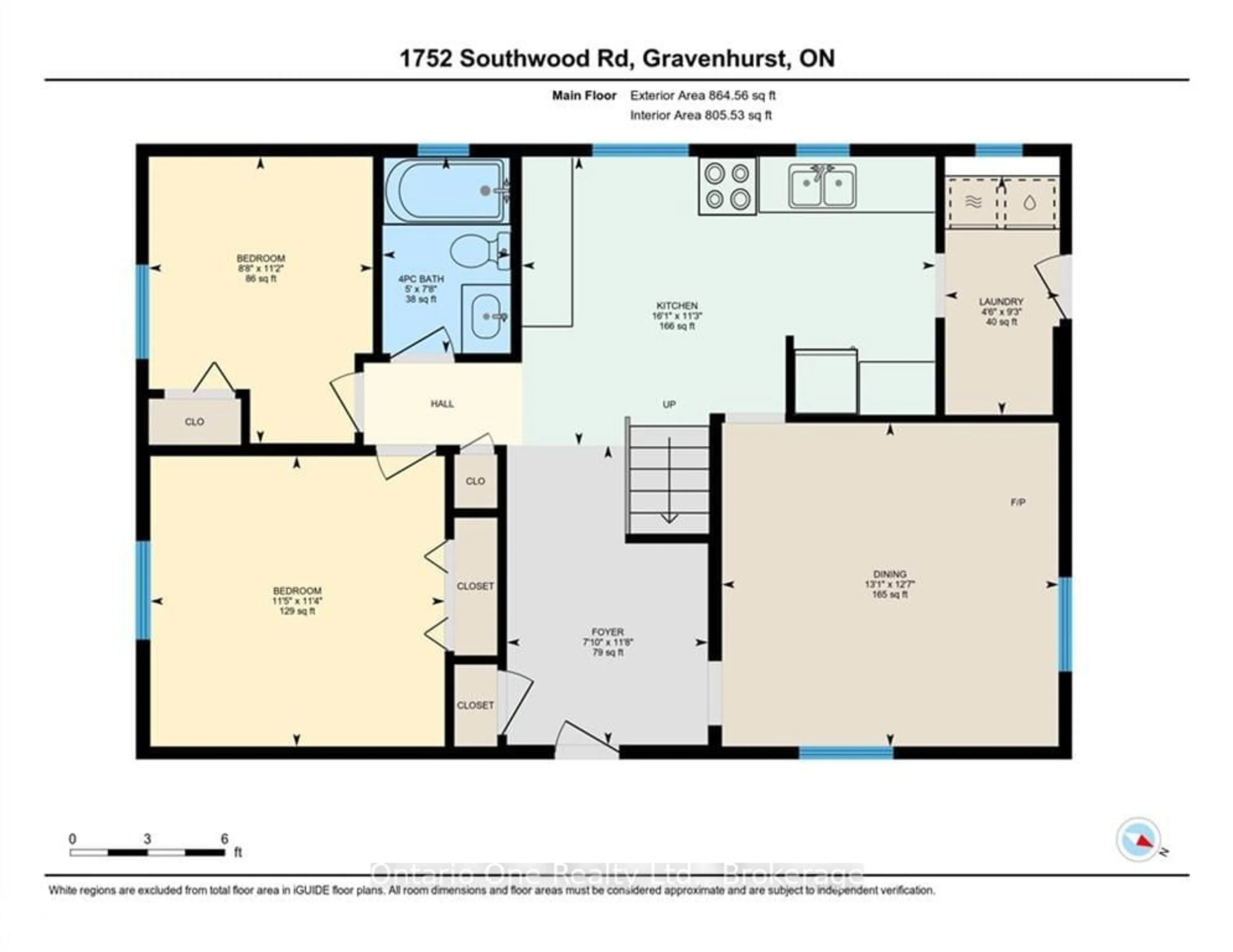 Floor plan for 1752 SOUTHWOOD Rd, Gravenhurst Ontario P0E 1G0