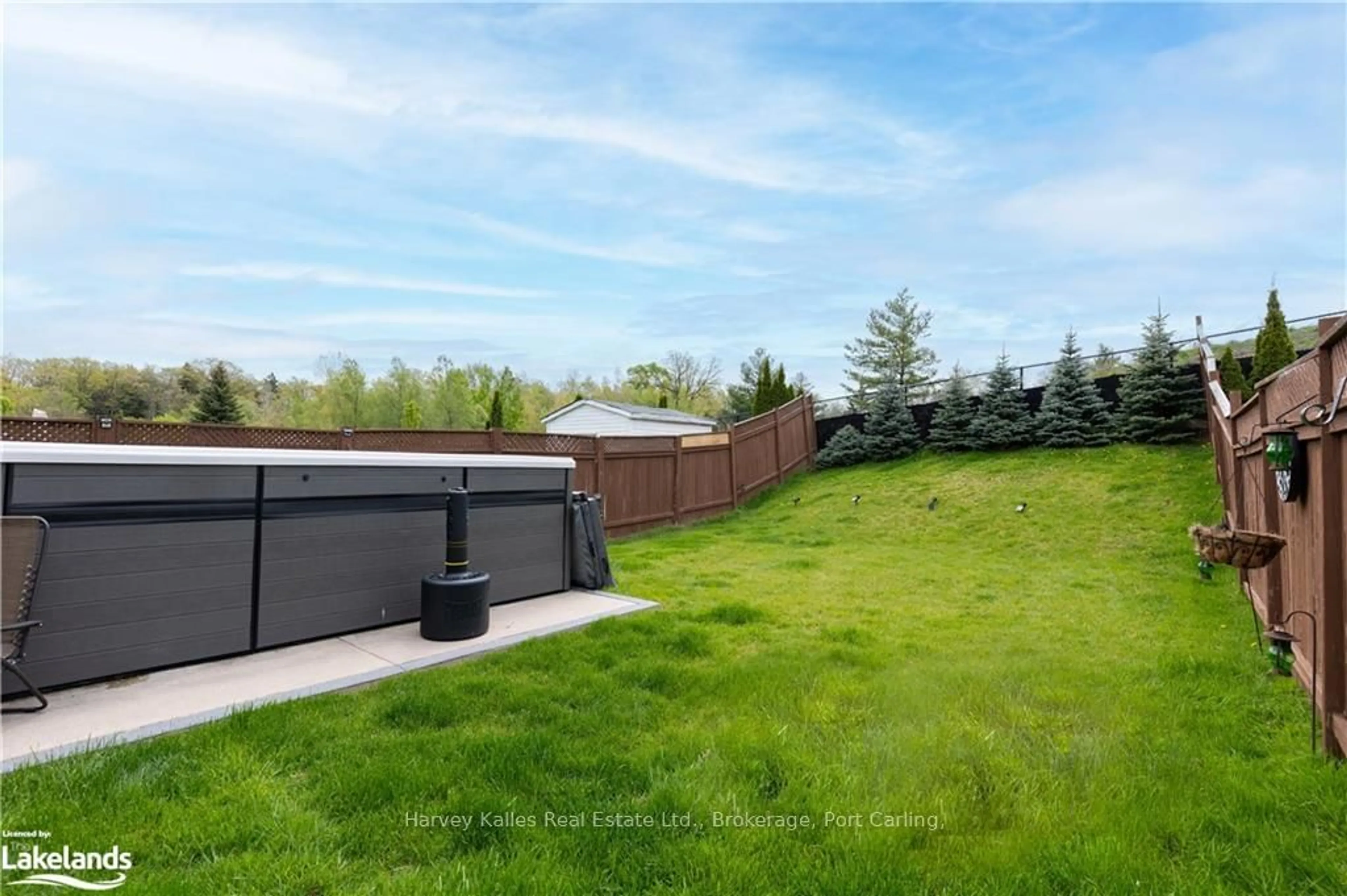 Patio, the fenced backyard for 115 BAILEY Dr, Cambridge Ontario N1P 0A2