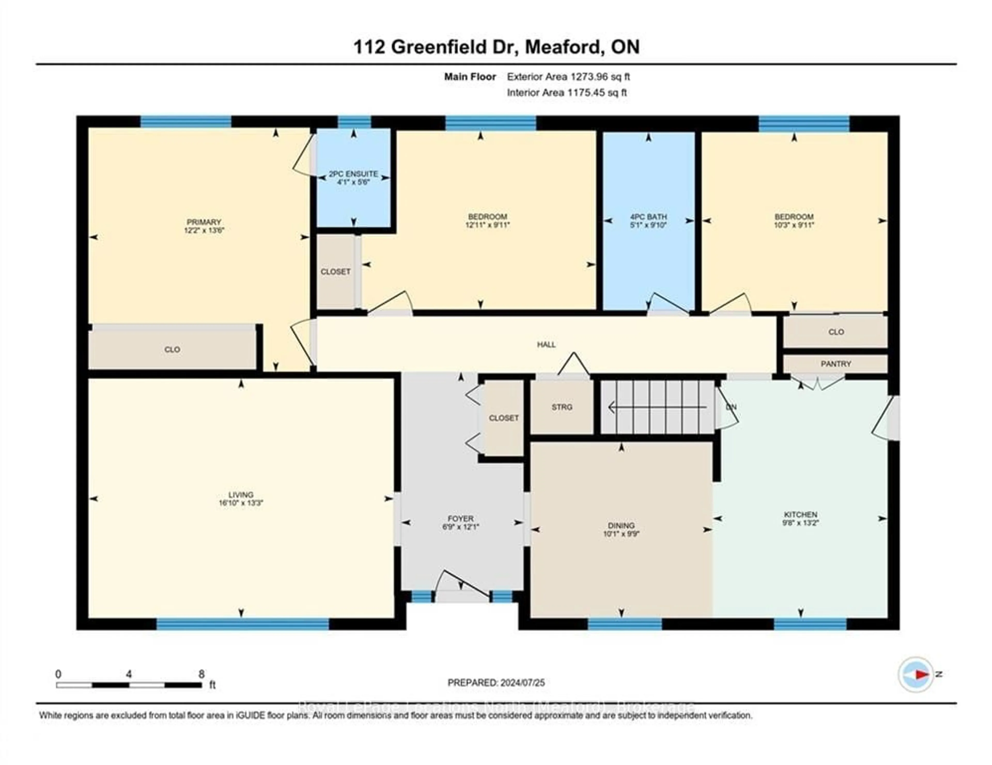 Floor plan for 112 GREENFIELD Dr, Meaford Ontario N4L 1W6