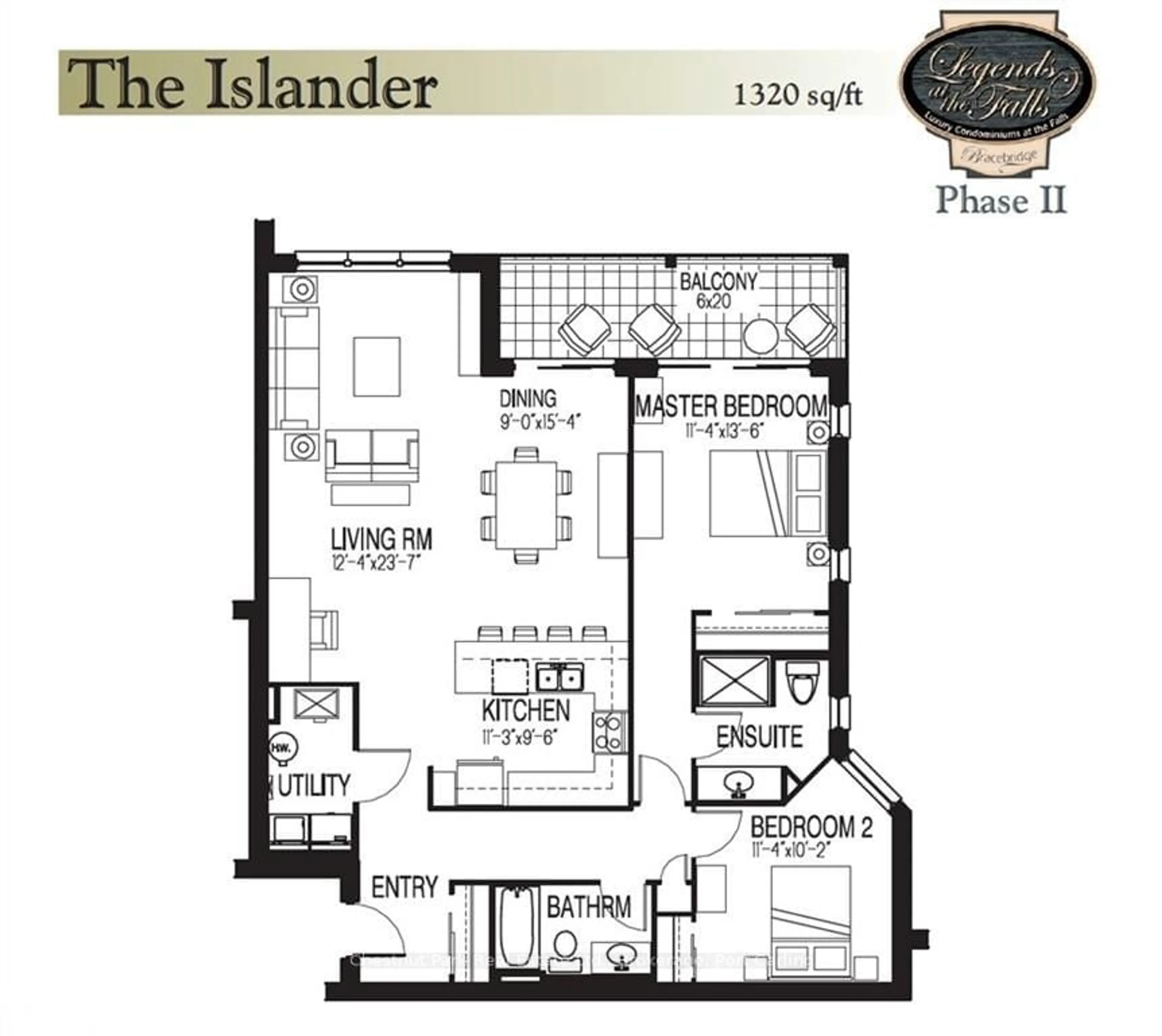 Floor plan for 10-B KIMBERLEY Ave #412, Bracebridge Ontario P1L 0A6