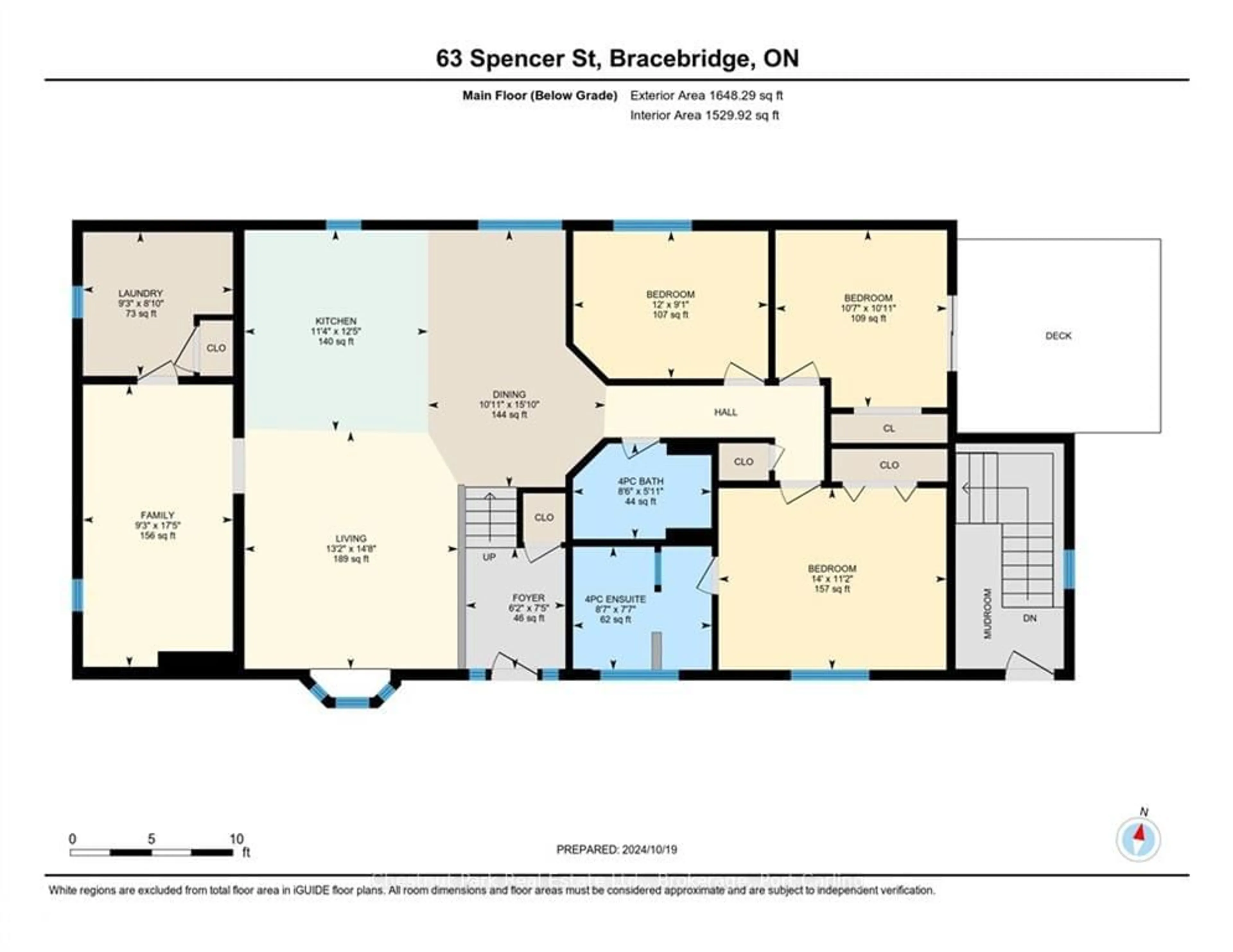 Floor plan for 63 SPENCER St, Bracebridge Ontario P1L 1E2