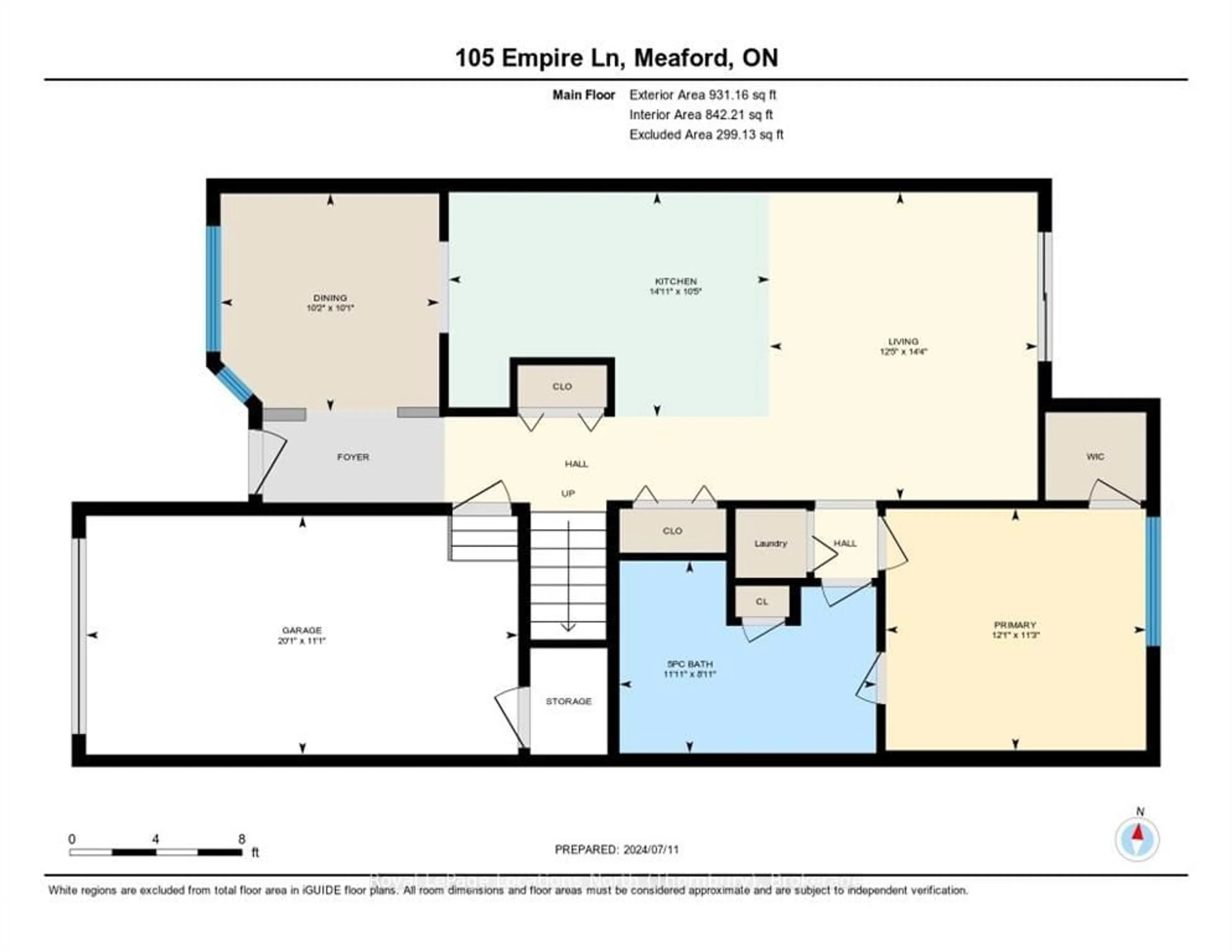 Floor plan for 105 EMPIRE Lane, Meaford Ontario N4L 0A5