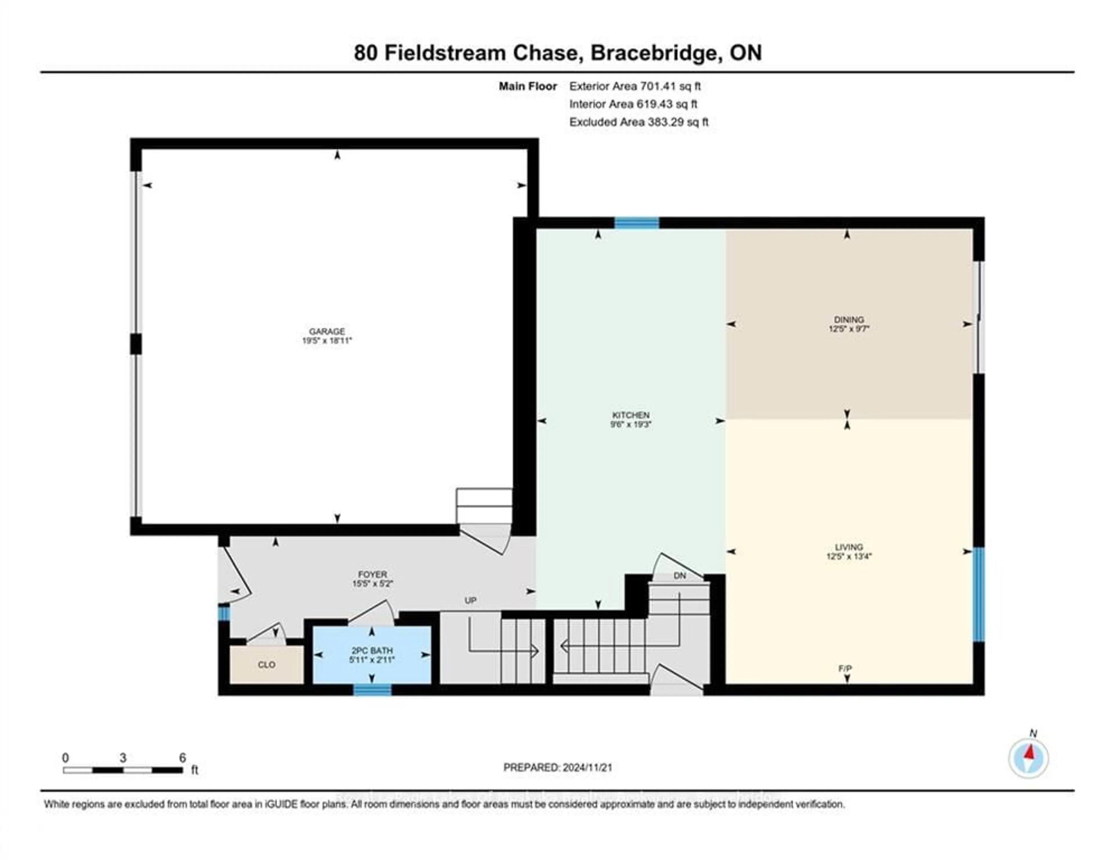 Floor plan for 80 FIELDSTREAM Chse, Bracebridge Ontario P1L 0A7