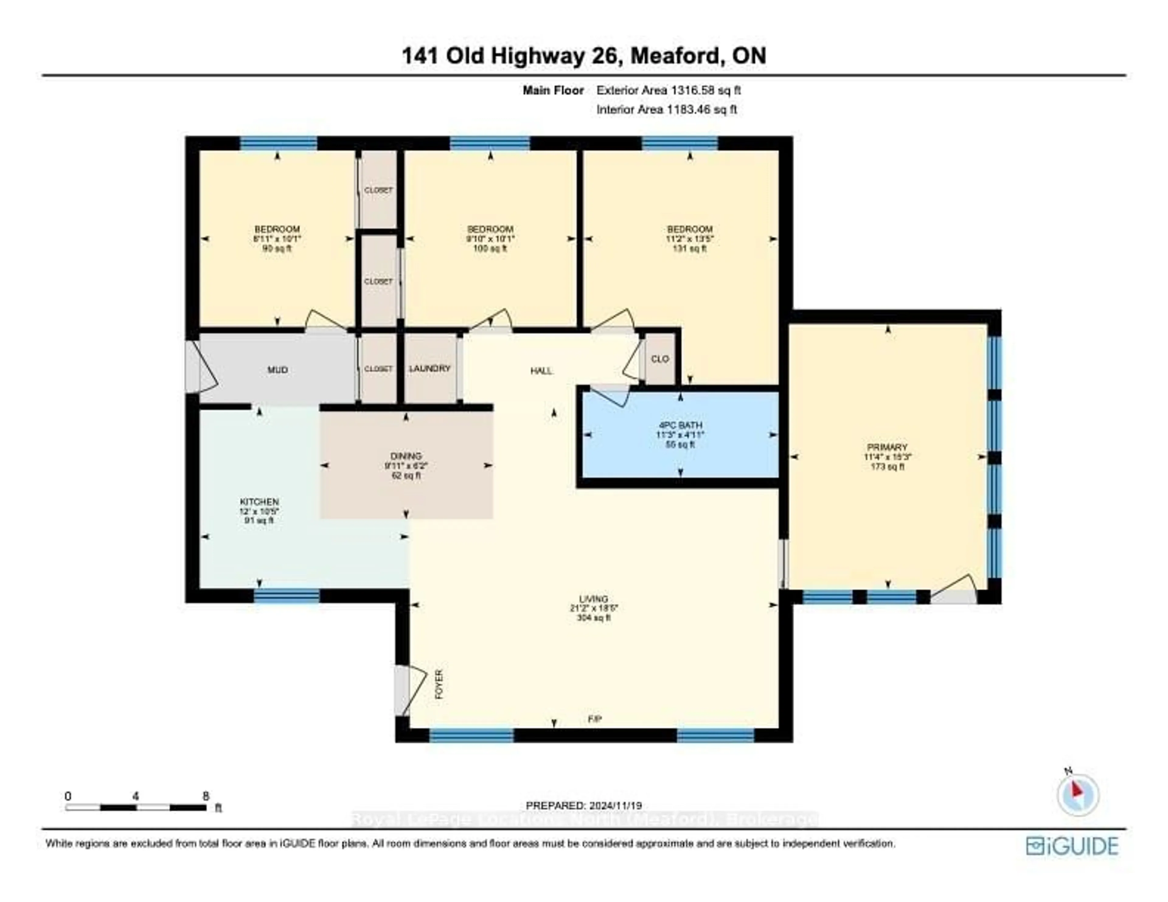 Floor plan for 141 OLD HIGHWAY #26, Meaford Ontario N4L 1W7