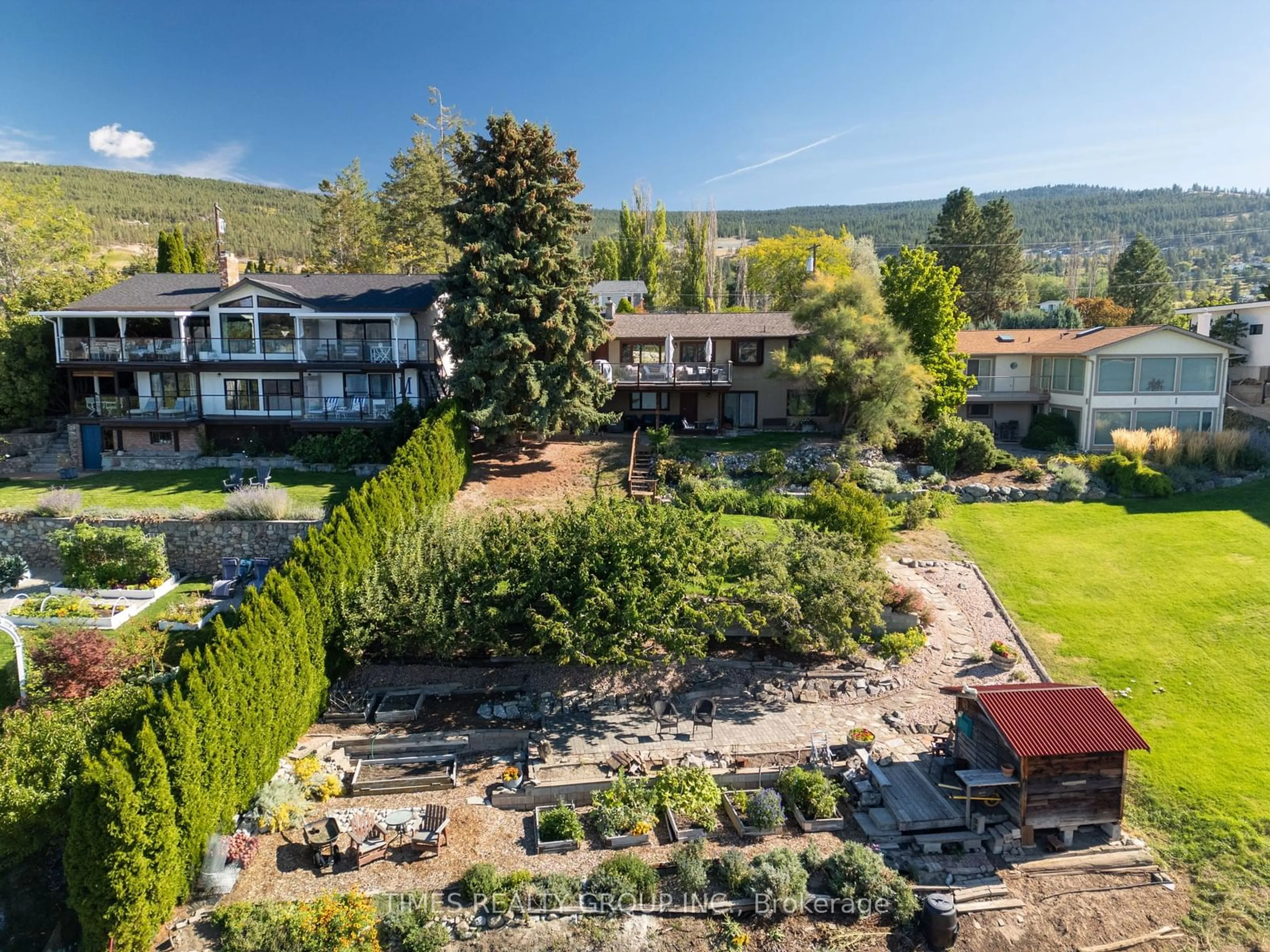 Frontside or backside of a home, the fenced backyard for 3121 Hayman Rd, Out of Area British Columbia V0H 1N1