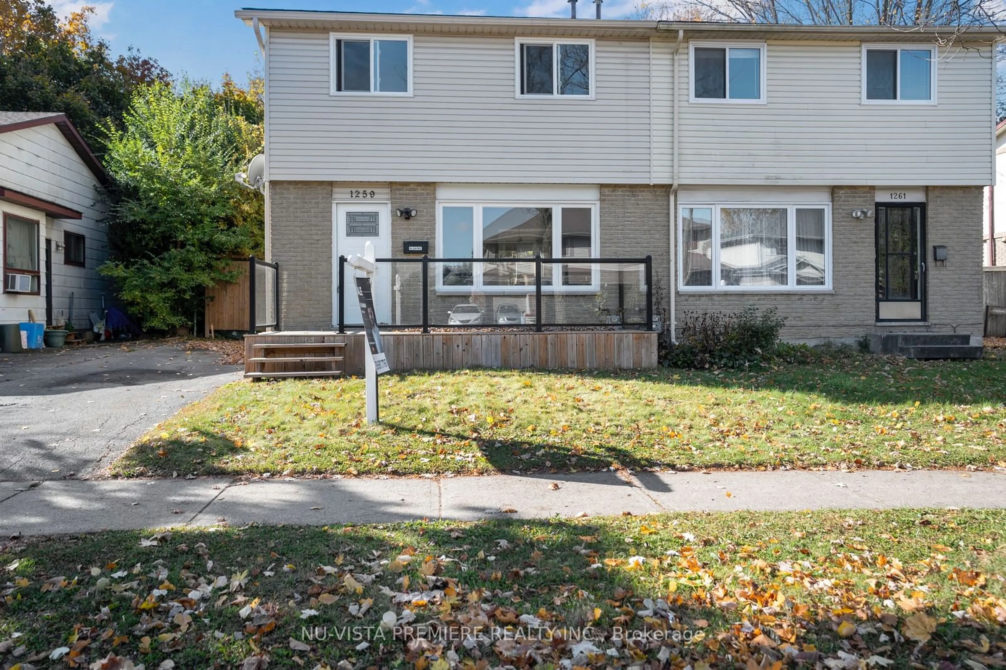 A pic from exterior of the house or condo, the fenced backyard for 1259 Limberlost Rd, London Ontario N6G 3M3