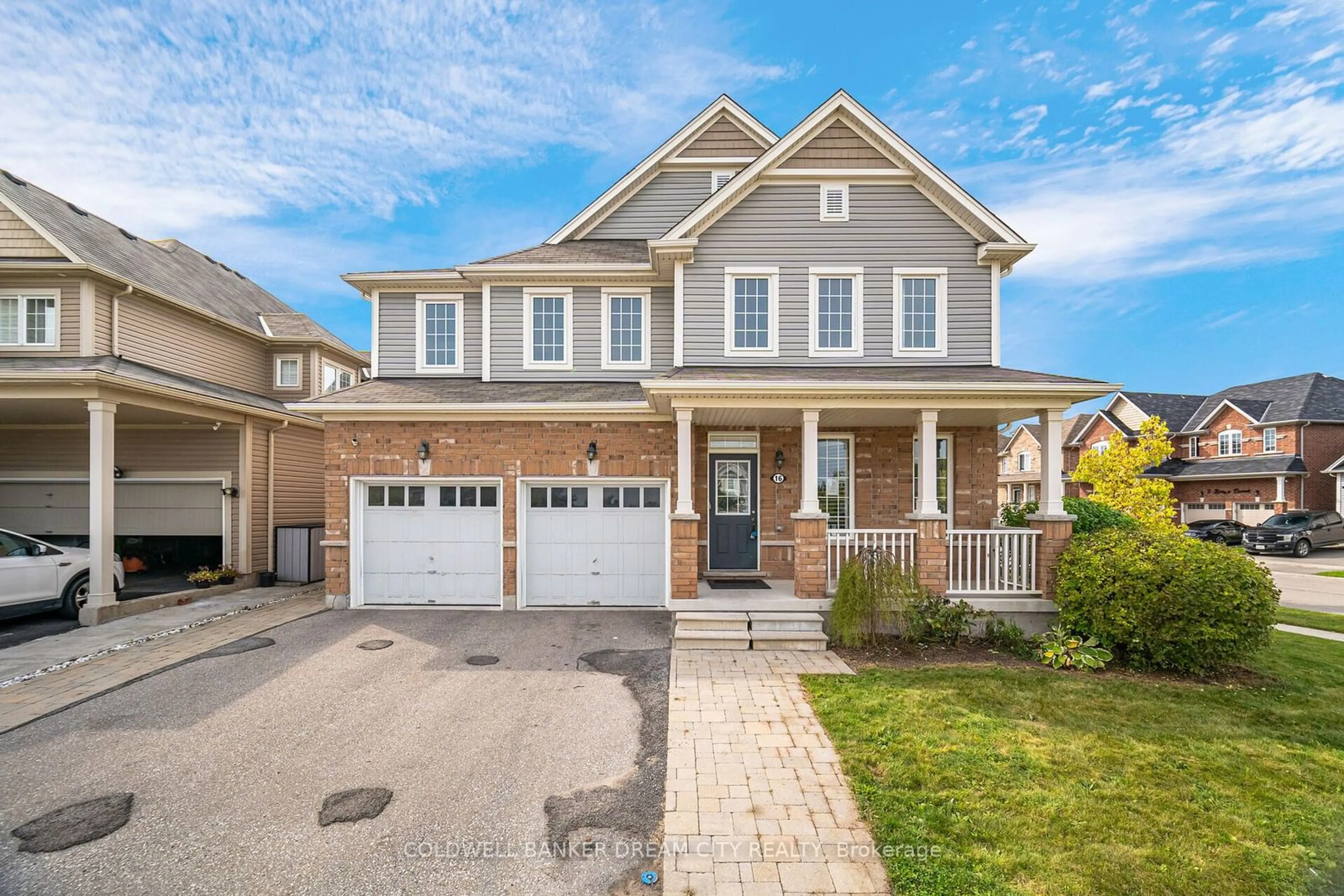 Frontside or backside of a home, the street view for 16 Burgess Cres, Brantford Ontario N3T 0J5