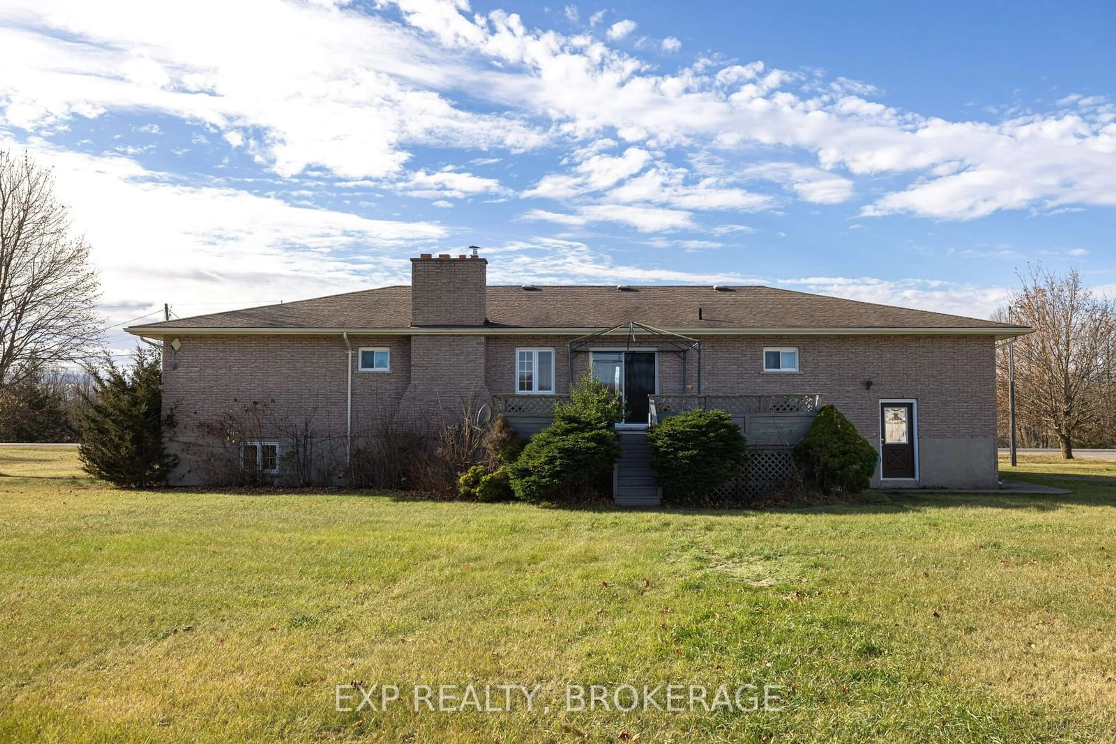 Frontside or backside of a home, the front or back of building for 3460 Shannonville Rd, Tyendinaga Ontario K0K 2Y0