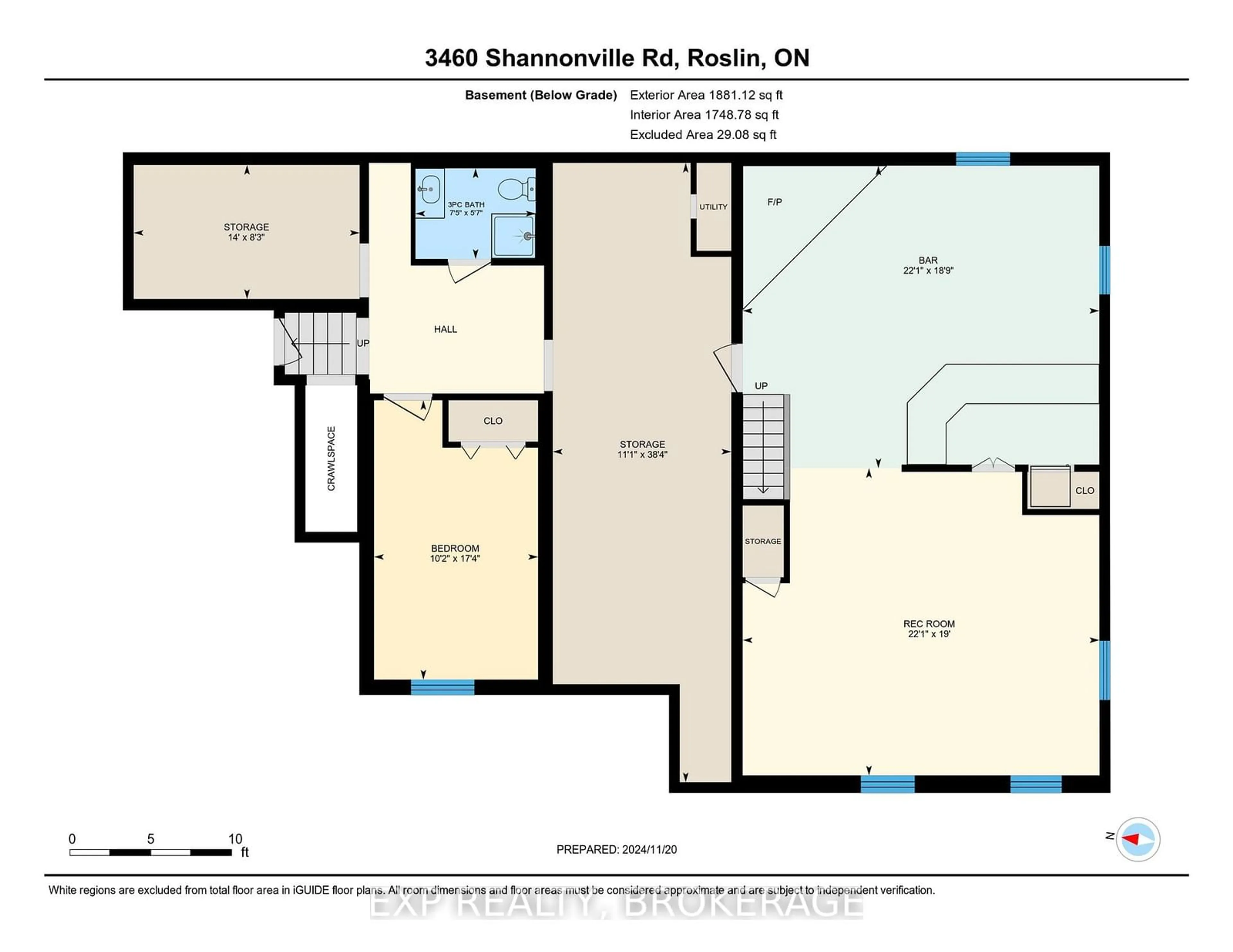 Floor plan for 3460 Shannonville Rd, Tyendinaga Ontario K8N 4Z6