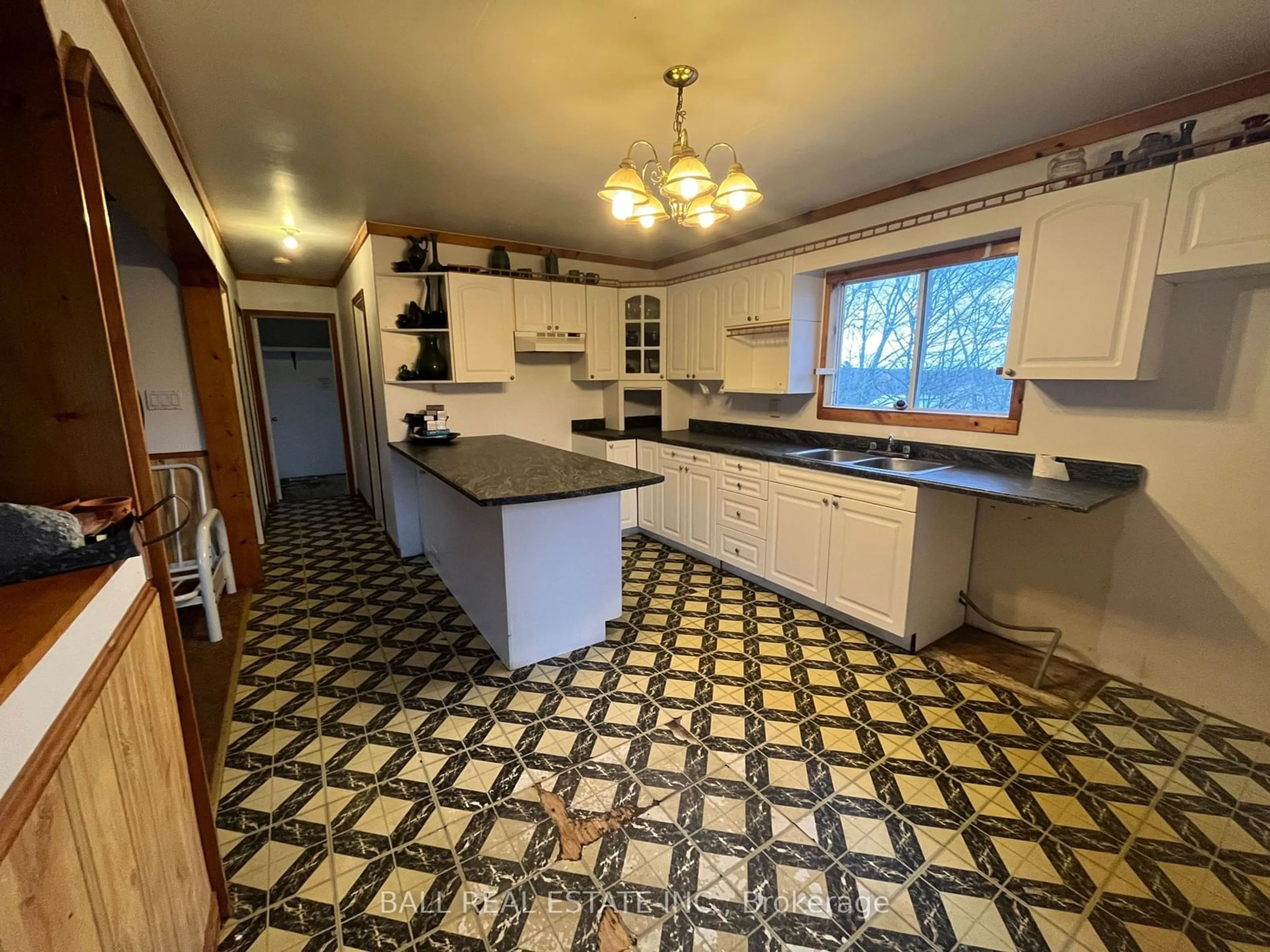 Kitchen, ceramic floors, cottage for 2090 Clydesdale Rd, North Kawartha Ontario K0L 1A0