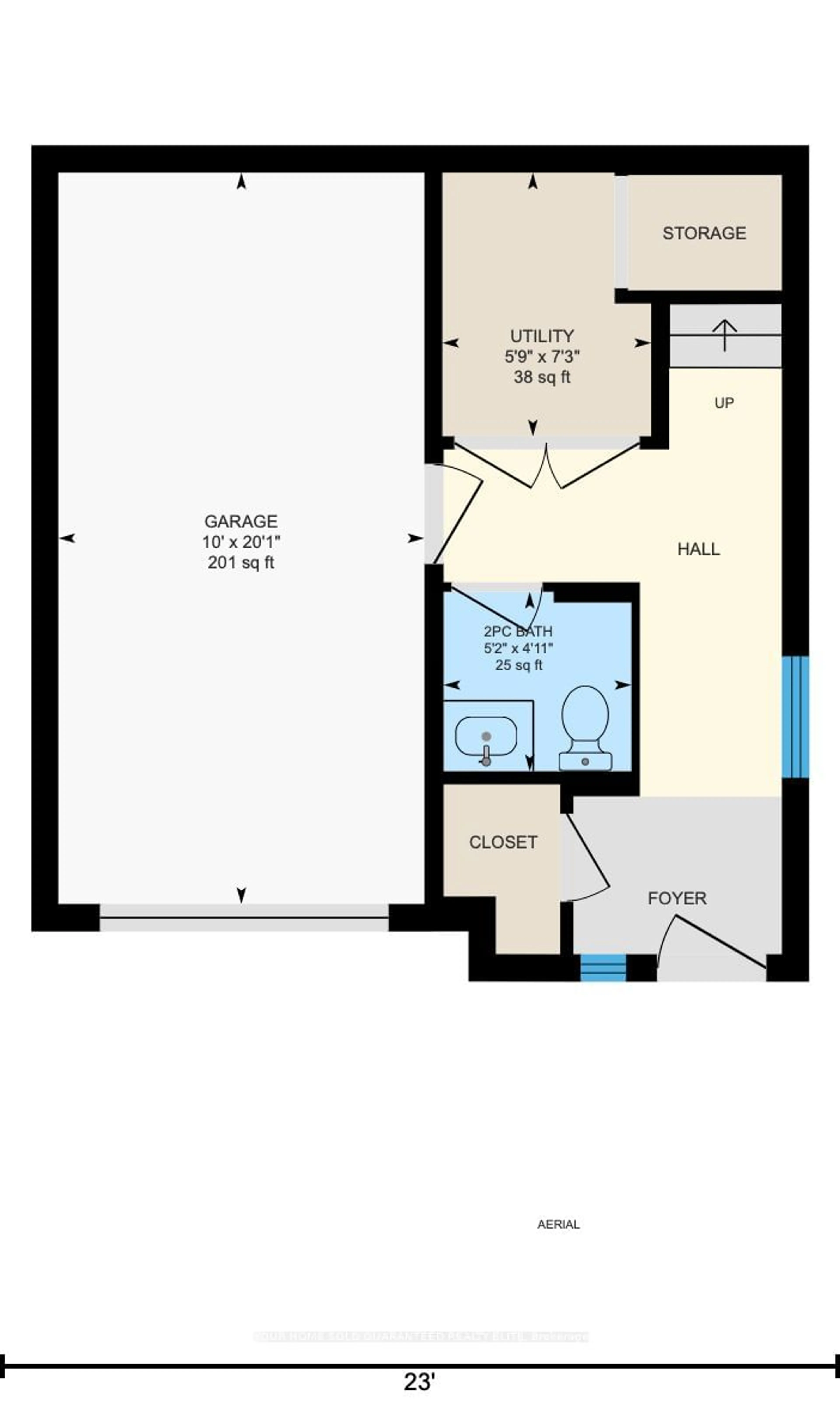 Floor plan for 590 North Service Rd #52, Hamilton Ontario L8E 0K5