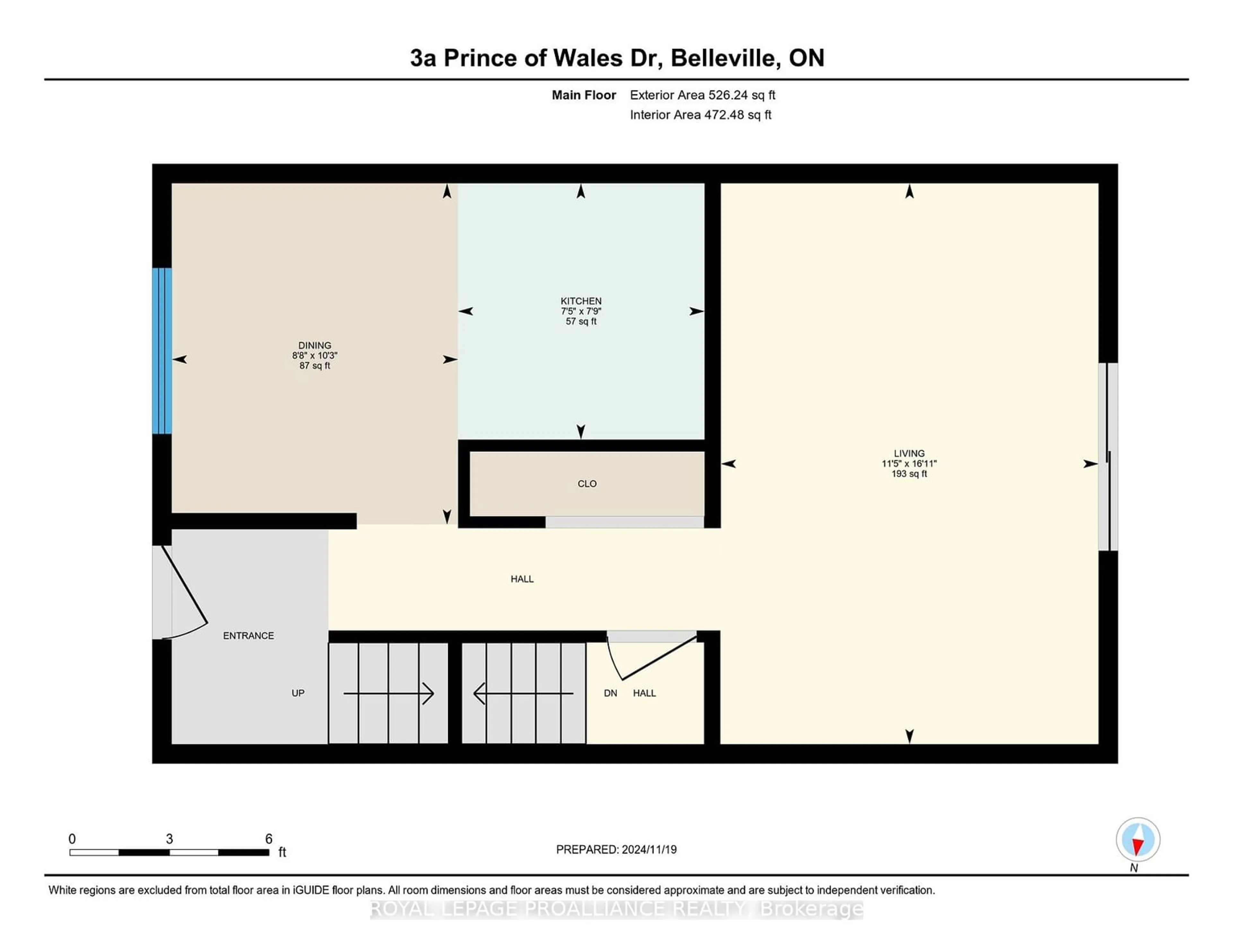 Floor plan for 25 PRINCE OF WALES Dr #3A, Belleville Ontario K8P 2T5